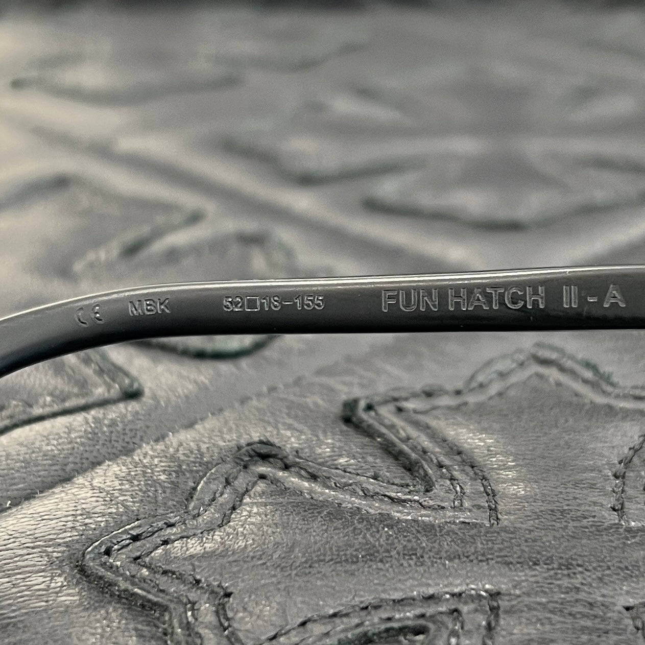 CHROME HEARTS FUN HATCH II-A Sunglasses Size 52□18-155 クロムハーツ ファンハッチII-A サングラス サイズ52□18-155