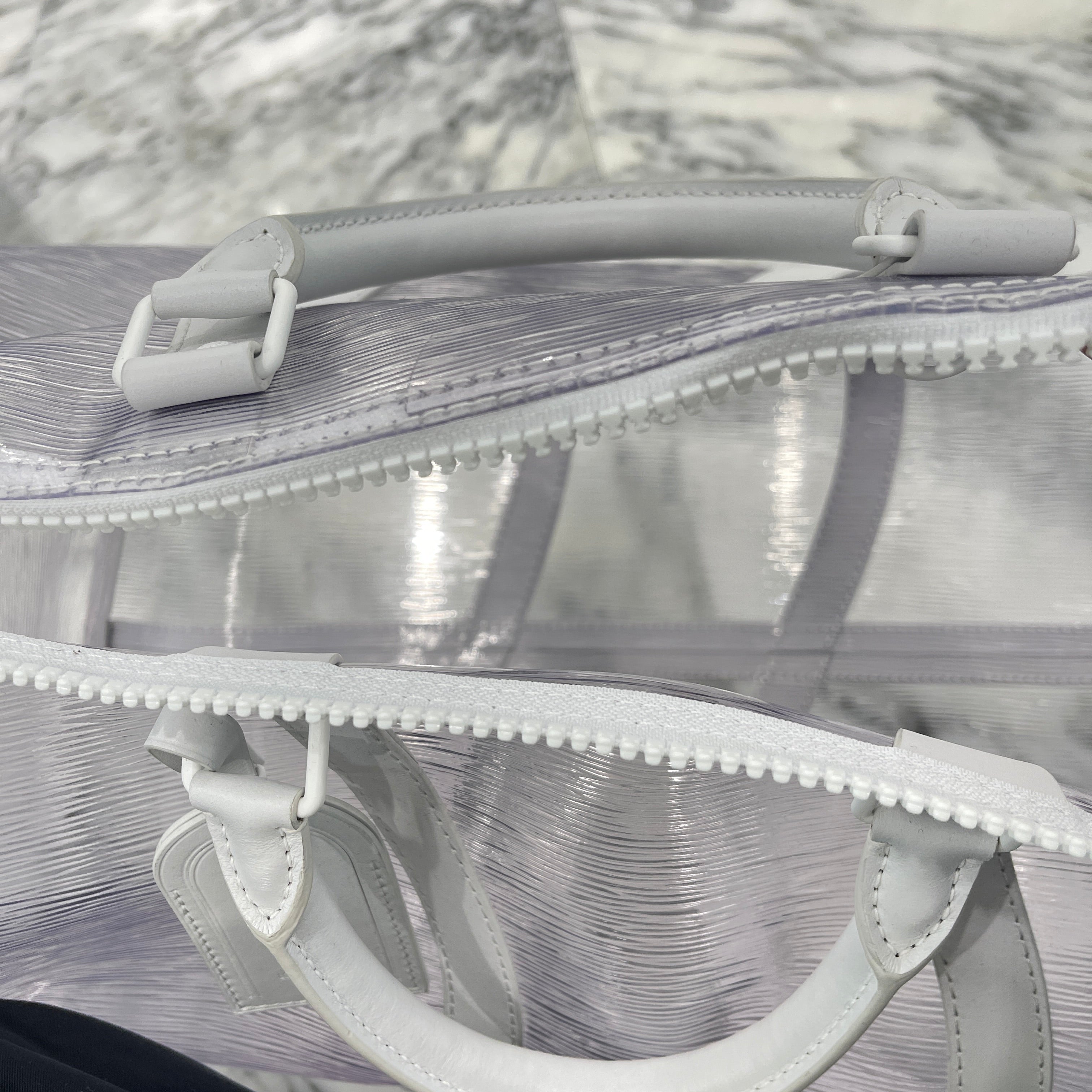 LOUIS VUITTON 2019SS Epi Keepall Bandouliere 50 M55814 ルイヴィトン エピ プラージュ キーポル バンドリエール 50