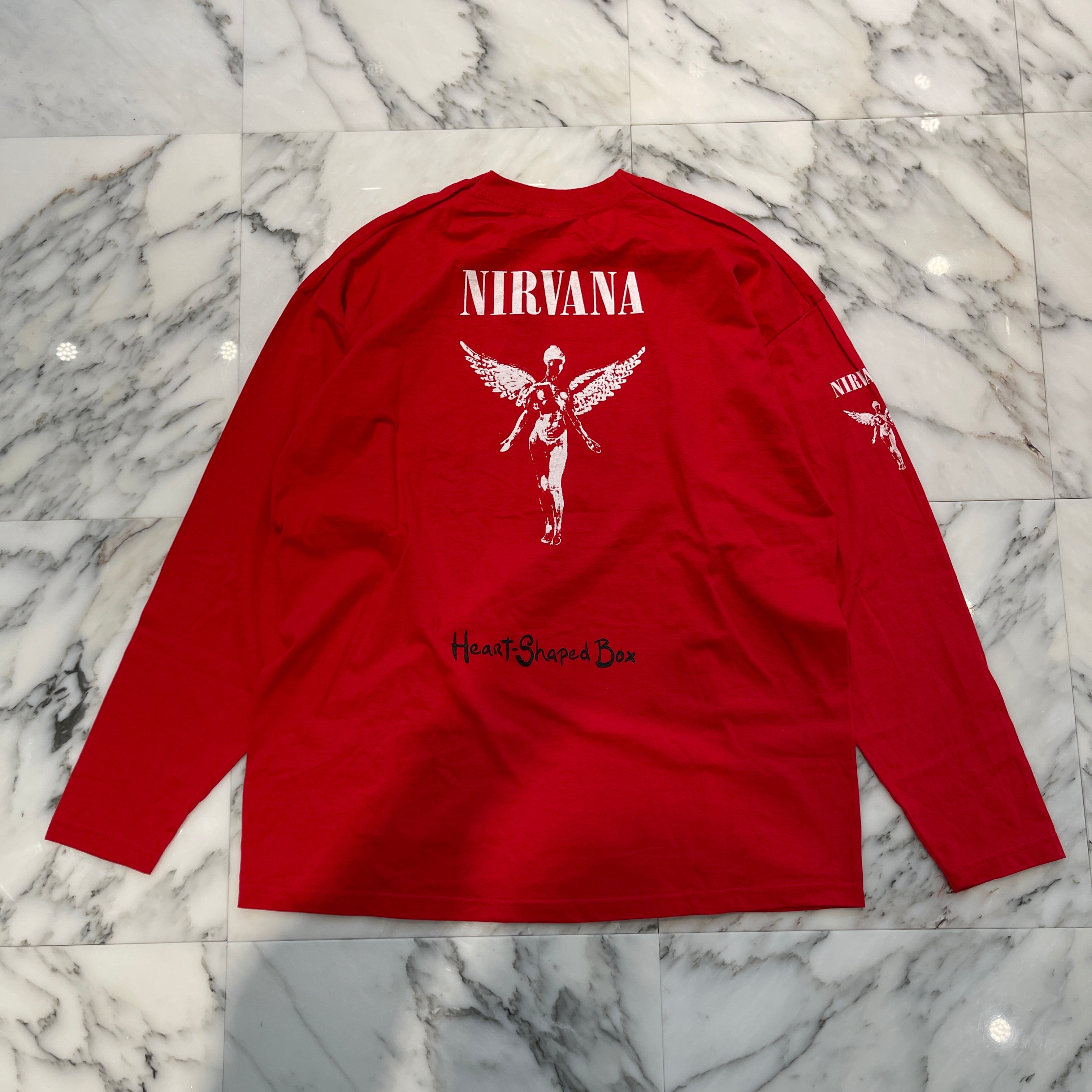 Vintage 00's FRUIT OF THE LOOM NIRVANA ''Heart-Shaped Box'' L/S Tee Size XL 2000年 フルーツオブザルーム ニルヴァーナ "ハート-シェイプド-ボックス" ロングスリーブTシャツ サイズXL