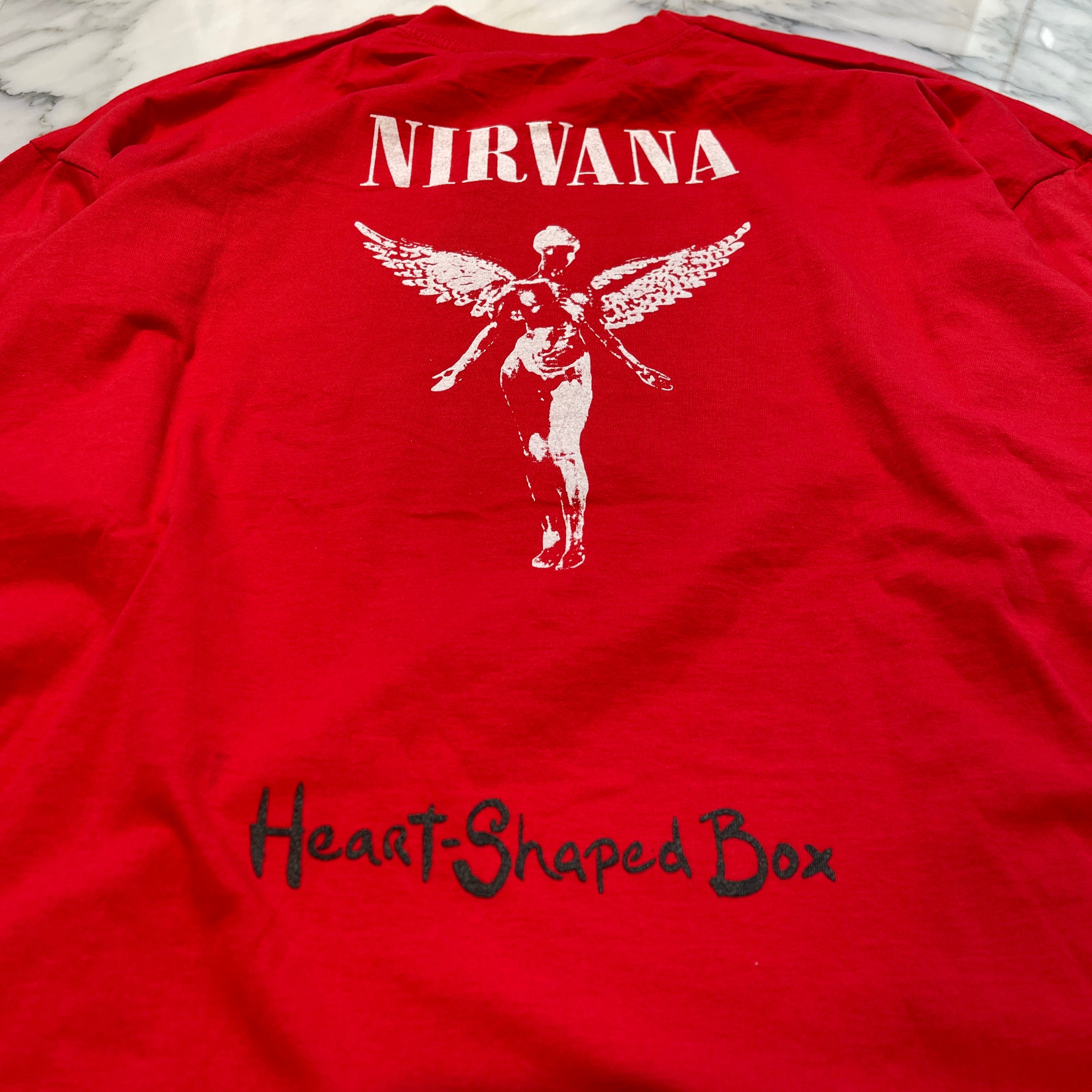 Vintage 00's FRUIT OF THE LOOM NIRVANA ''Heart-Shaped Box'' L/S Tee Size XL 2000年 フルーツオブザルーム ニルヴァーナ "ハート-シェイプド-ボックス" ロングスリーブTシャツ サイズXL