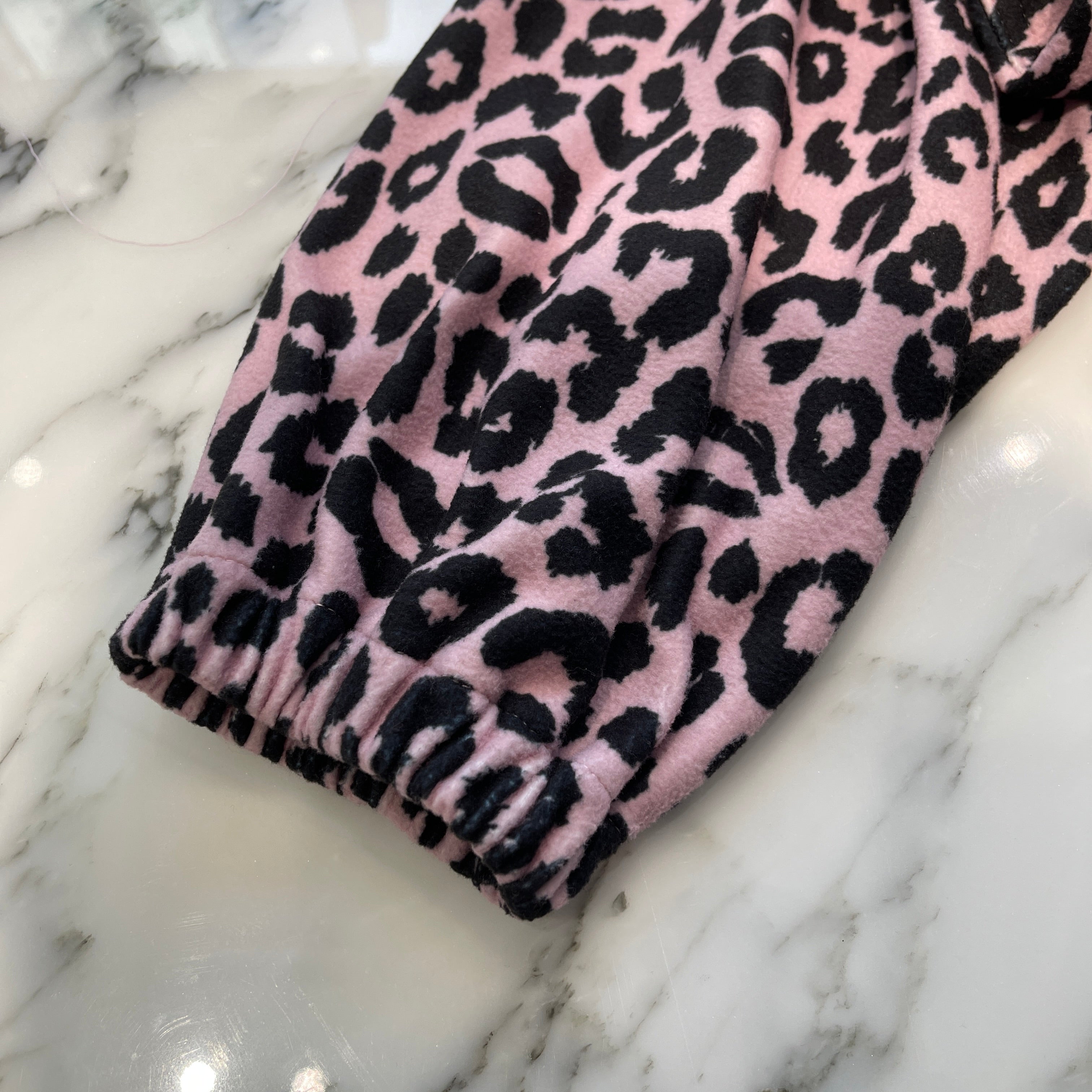 MINEDENIM 2021AW Lips Leopard Fleece Big BZ 2402-9002-12-032 Size 3 マインデニム リップス レオパルド フリース ビッグ ブルゾン サイズ3