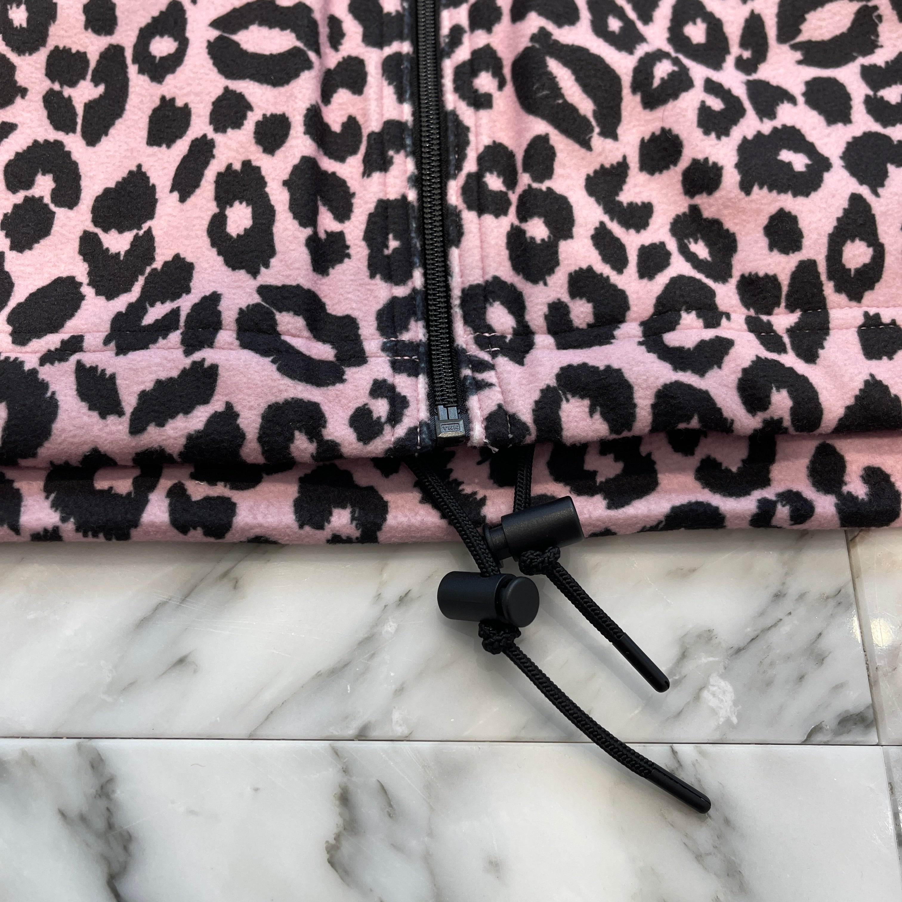 MINEDENIM 2021AW Lips Leopard Fleece Big BZ 2402-9002-12-032 Size 3 マインデニム リップス レオパルド フリース ビッグ ブルゾン サイズ3