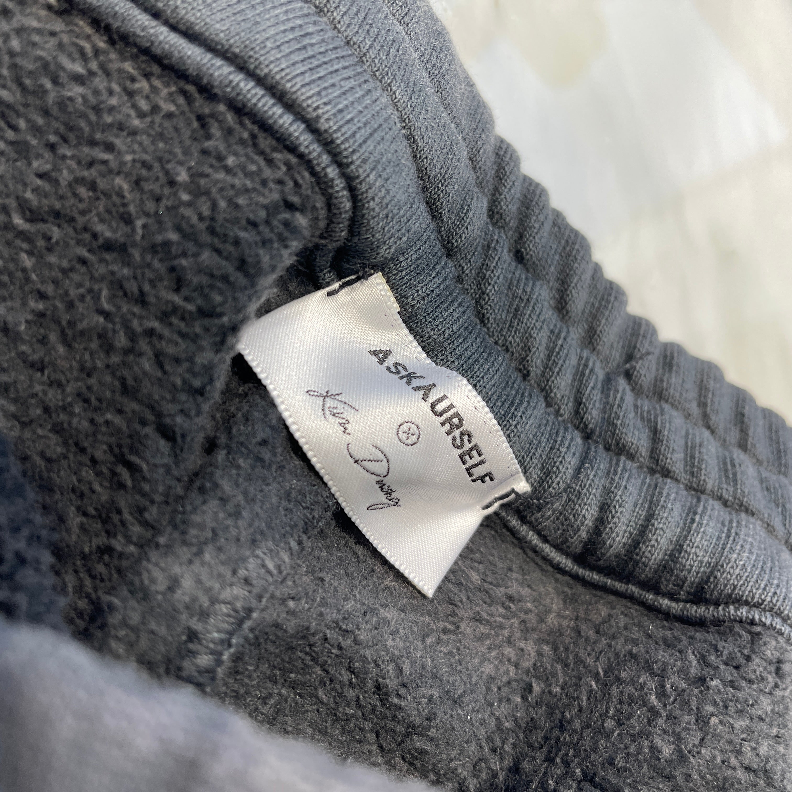 ASKYURSELF × KIM DUONG SPILIT JOGGER HALF DENIM SWEAT PANTS Size XL アスクユアセルフ ×  キムドゥオング スピリット ジョガー ハーフデニム スウェットパンツ サイズXL