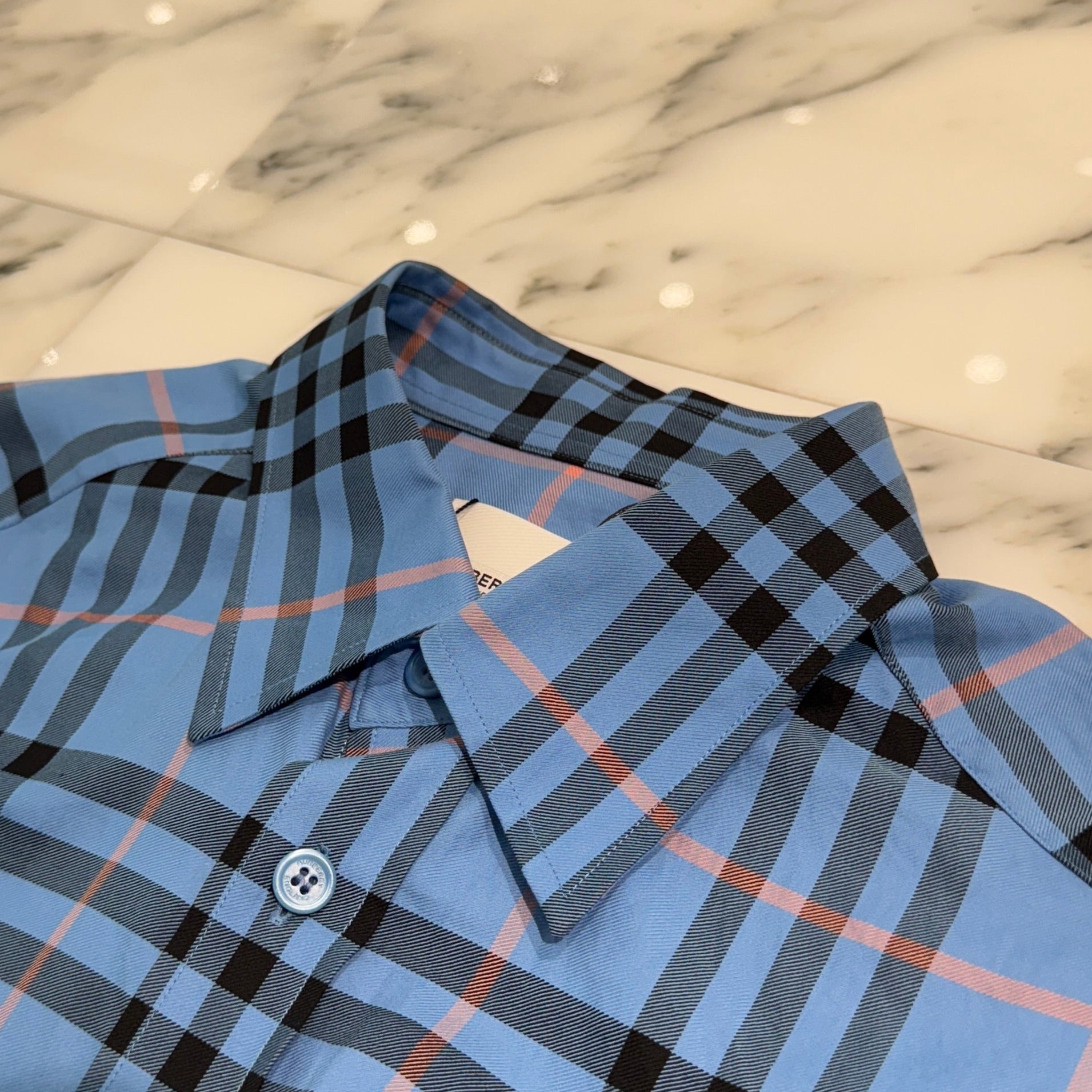 BURBERRY Cotton Checked Shirt 8071522 Size S バーバリー コットン チェックド シャツ サイズS