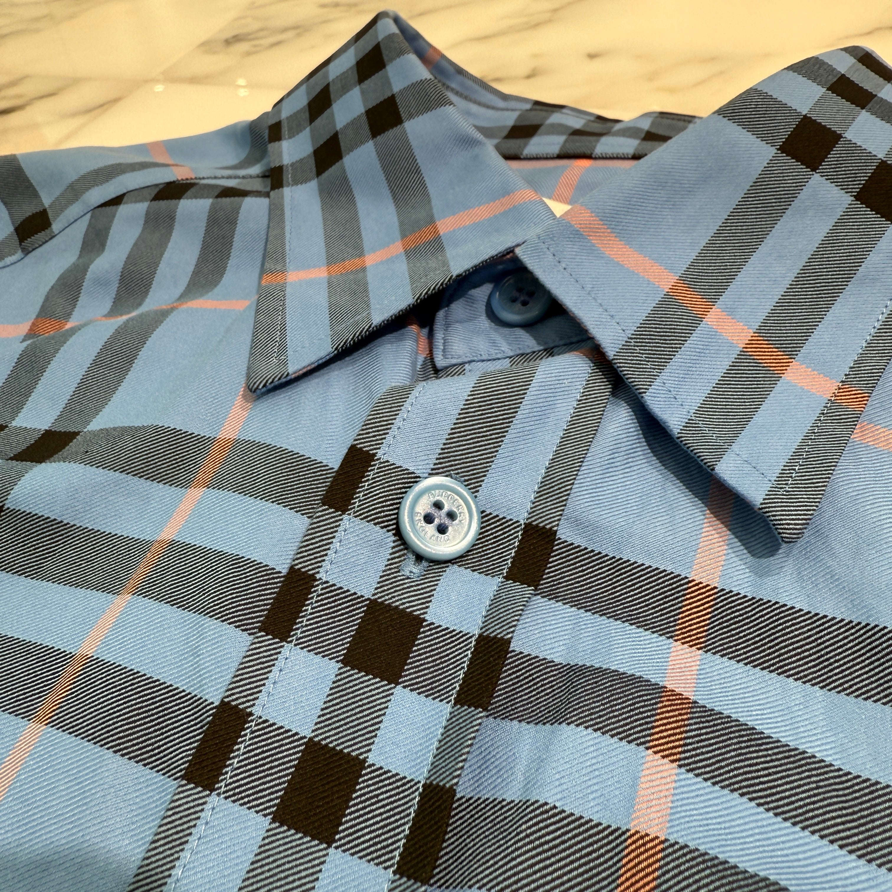 BURBERRY Cotton Checked Shirt 8071522 Size S バーバリー コットン チェックド シャツ サイズS