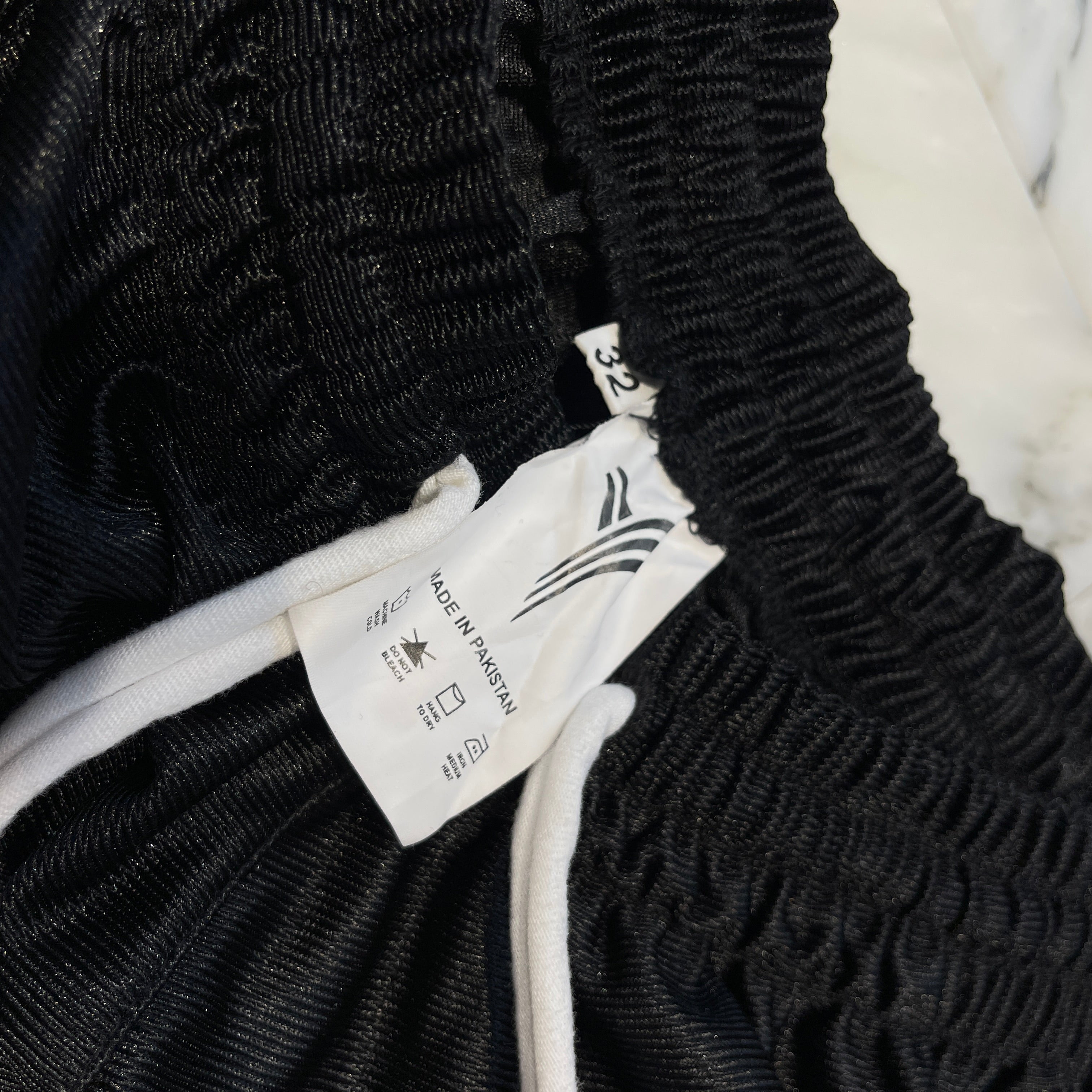 YORI SPORT 2024SS 5 STRIPE MGNETIC RIP OFF Mesh Long Pants SS24YORI-8-BLK Size 32 ヨリ スポーツ 5ストライプ マグネチック リップオフ メッシュロングパンツ サイズ32