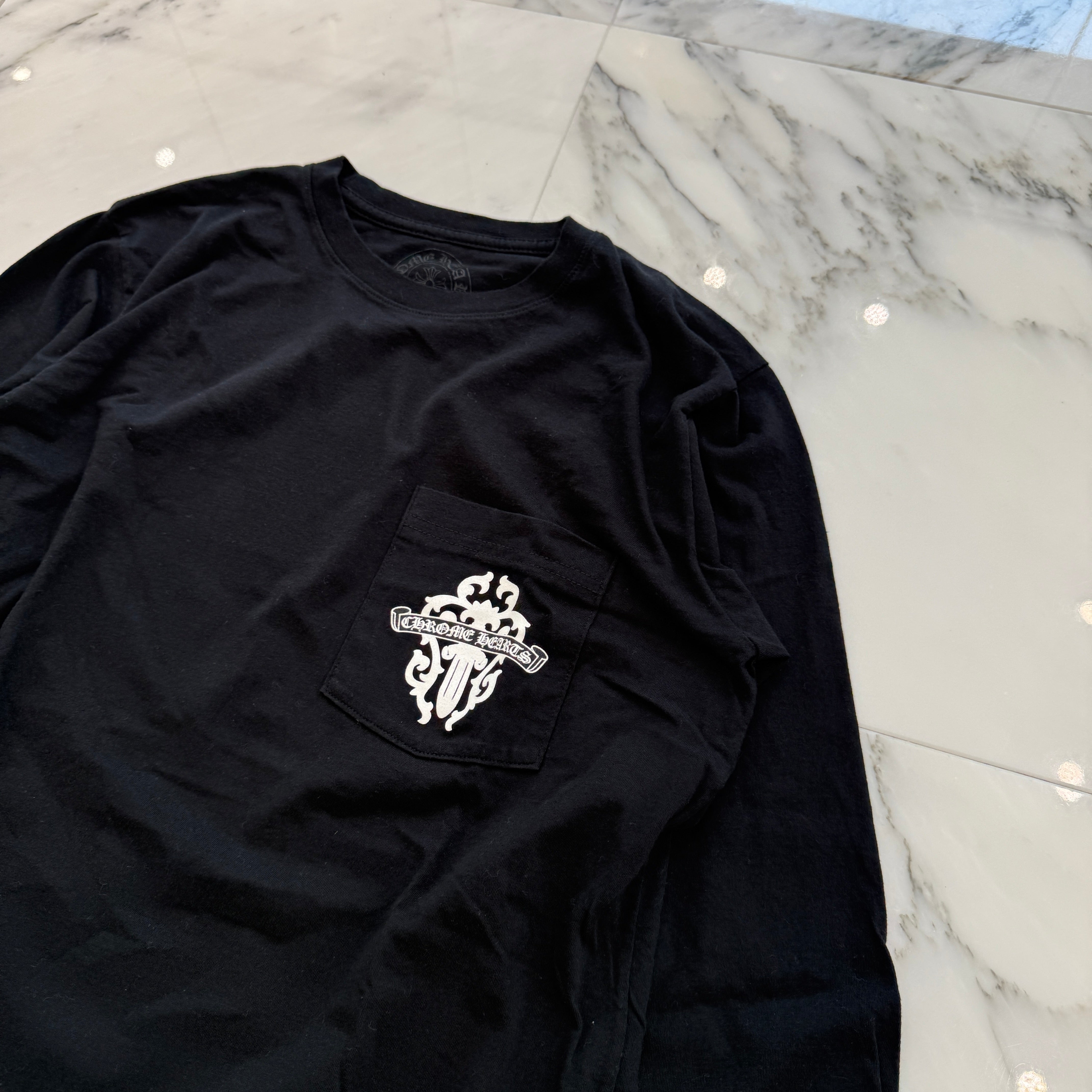 CHROME HEARTS Made In Hollywood Dagger Print Long Sleeve Tee Size M クロムハーツ メイドインハリウッド ダガープリント ロングスリーブ Tシャツ サイズM