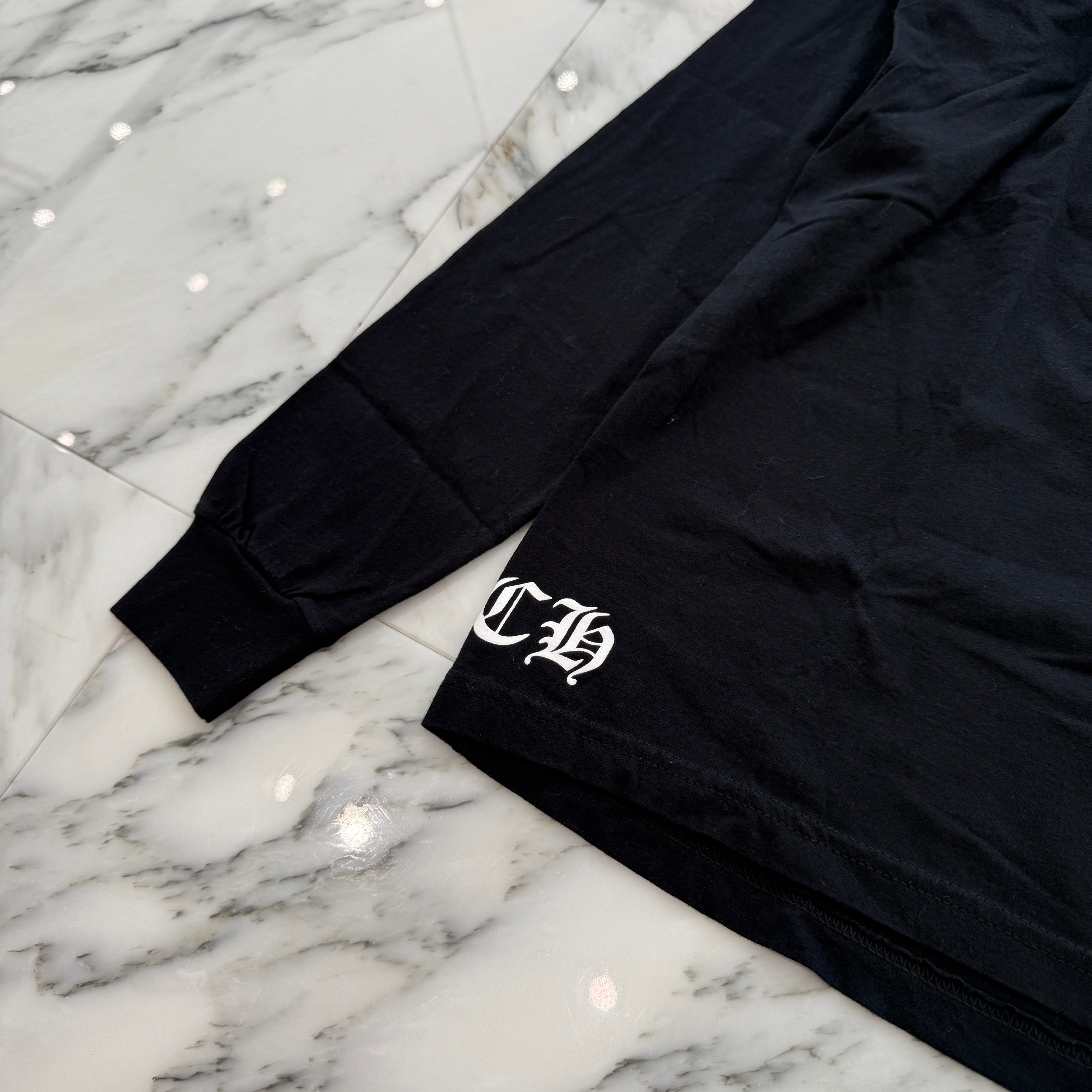 CHROME HEARTS Made In Hollywood Dagger Print Long Sleeve Tee Size M クロムハーツ メイドインハリウッド ダガープリント ロングスリーブ Tシャツ サイズM