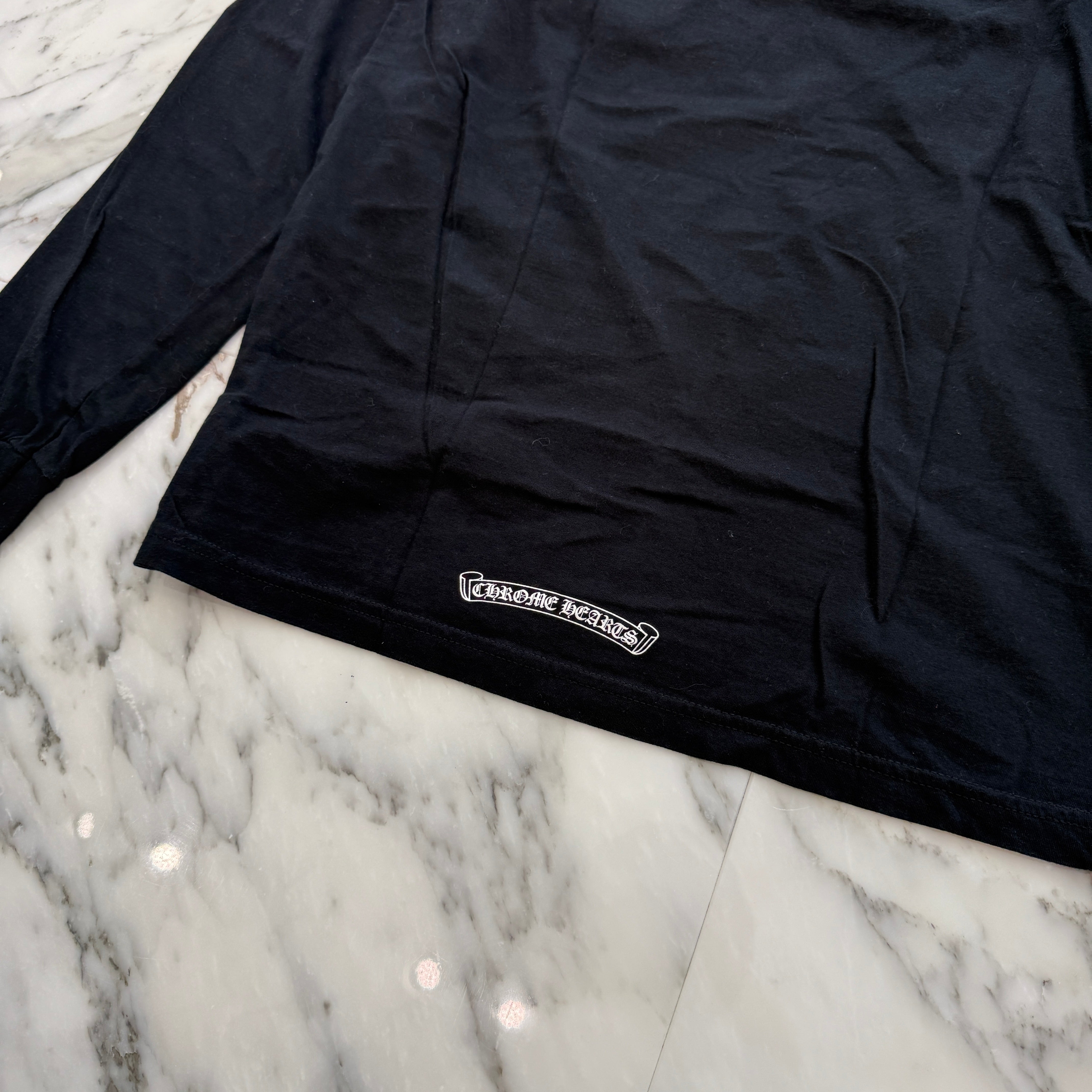 CHROME HEARTS Made In Hollywood Dagger Print Long Sleeve Tee Size M クロムハーツ メイドインハリウッド ダガープリント ロングスリーブ Tシャツ サイズM