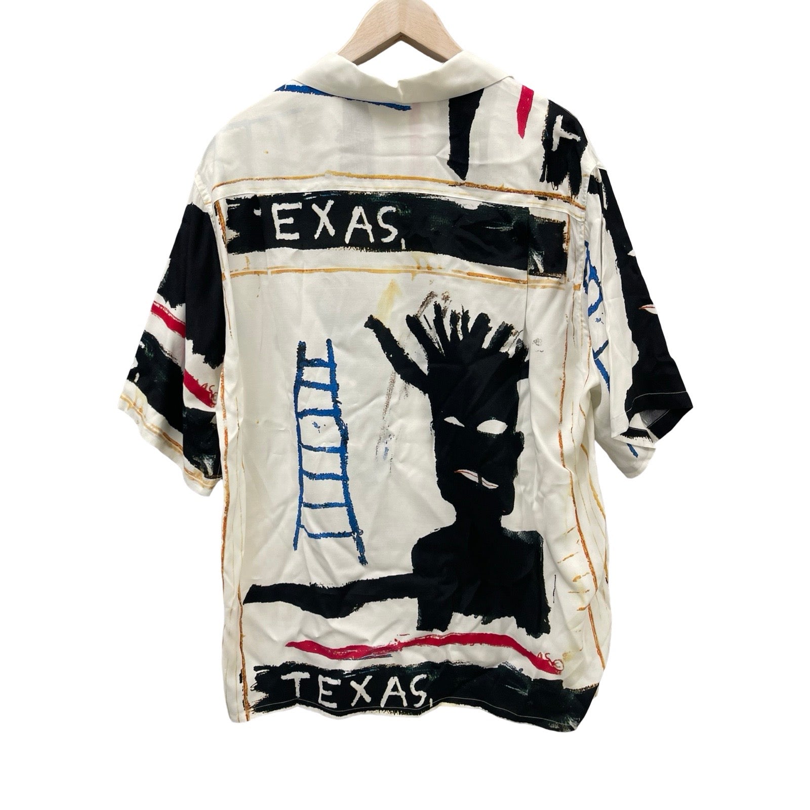 WACOMARIA 2023SS GUILTY PARTIES JEAN-MICHEL BASQUIAT HAWAIIAN SHIRT Size L