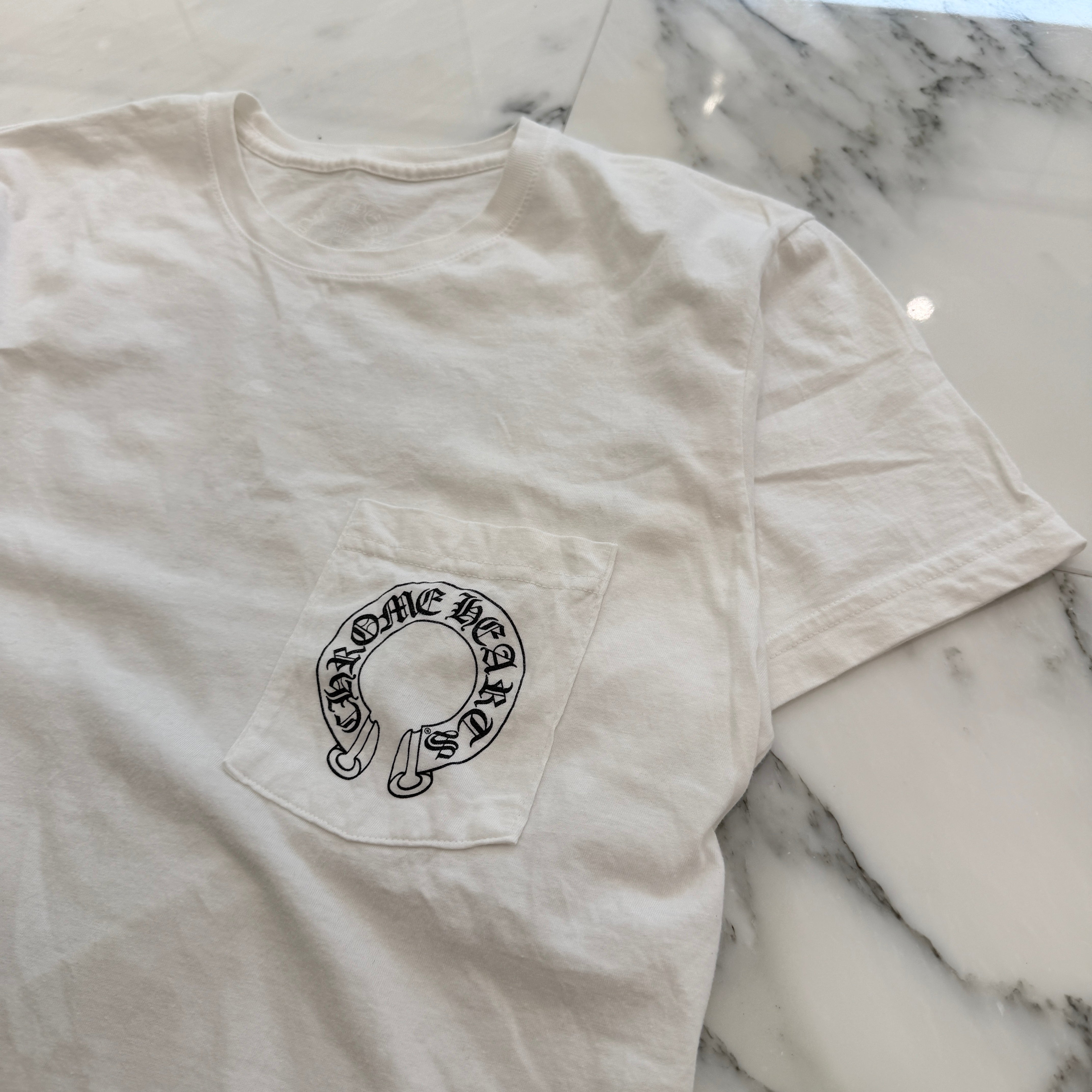 CHROME HEARTS Horseshoe T Bar Logo Tee Size M クロムハーツ ホースシュー Tバーロゴ Tシャツ サイズM