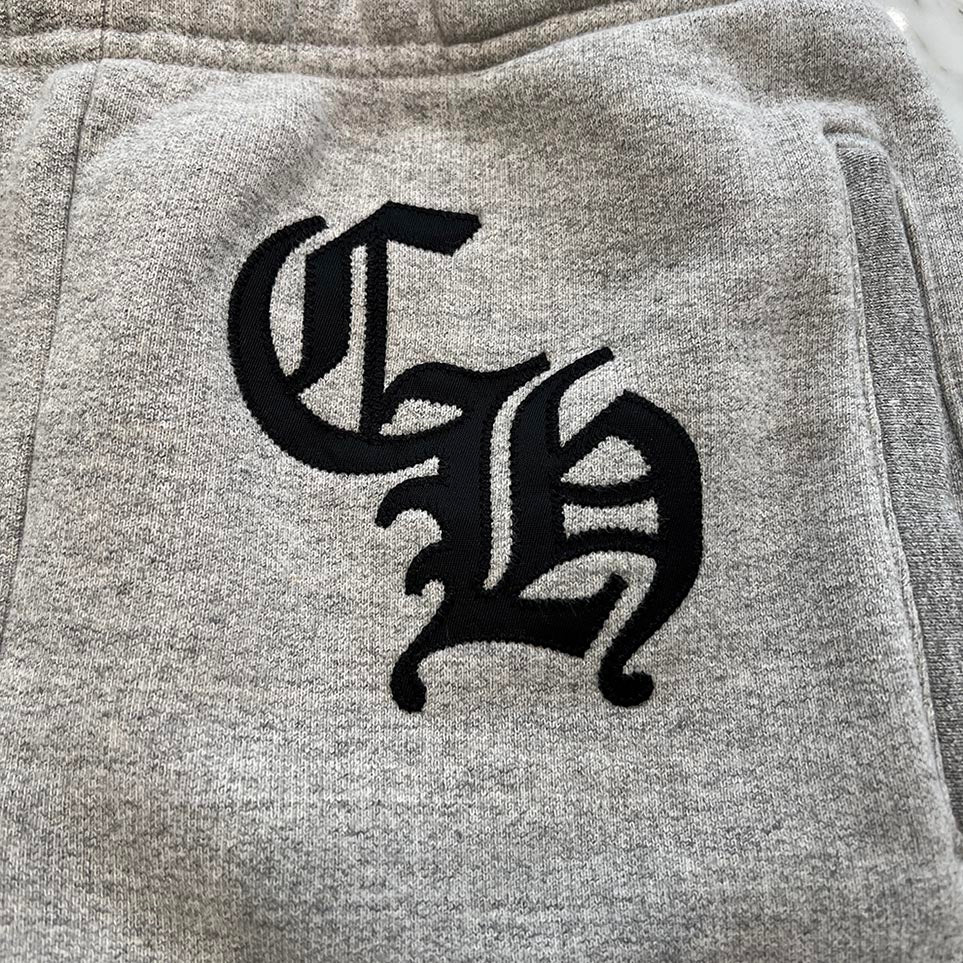 CHROME HEARTS 2025SS Y NOT CH Applique Embroidery Sweat Long Pants