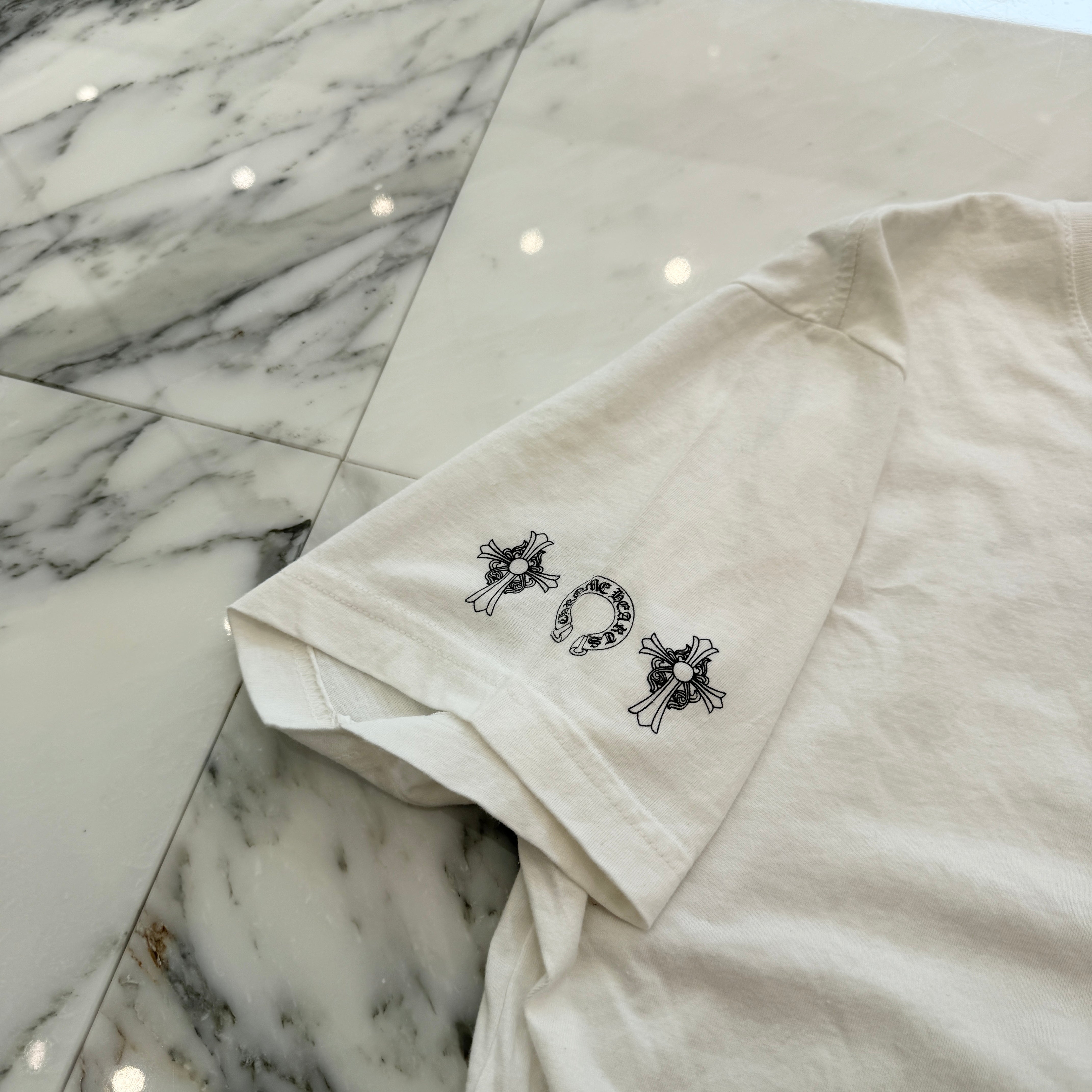 CHROME HEARTS Horseshoe T Bar Logo Tee Size M クロムハーツ ホースシュー Tバーロゴ Tシャツ サイズM