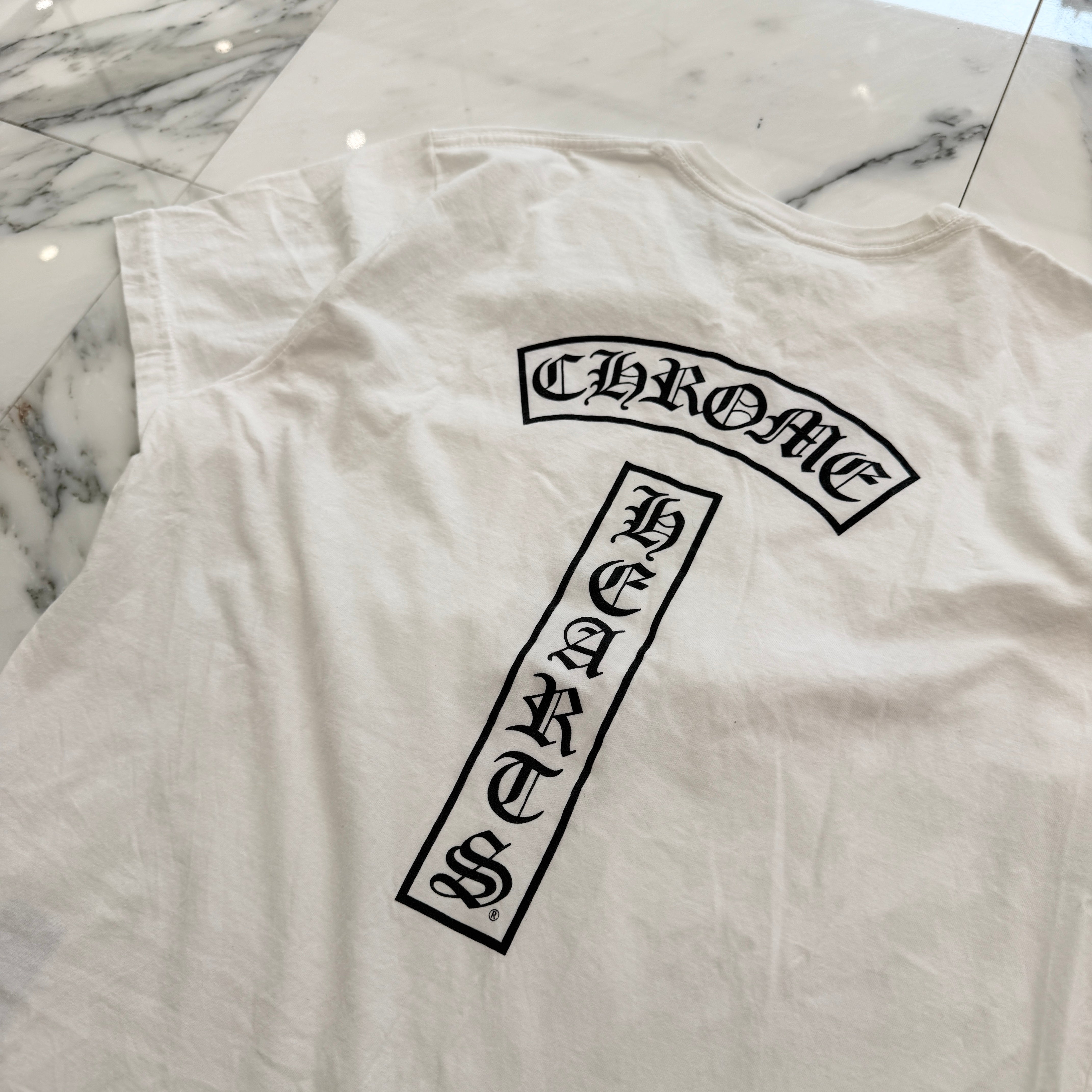 CHROME HEARTS Horseshoe T Bar Logo Tee Size M クロムハーツ ホースシュー Tバーロゴ Tシャツ サイズM