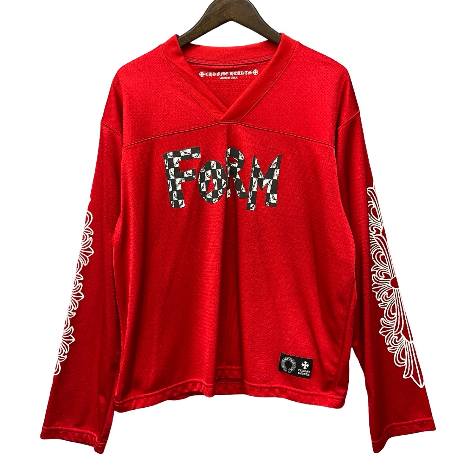 CHROME HEARTS Matty "TEAM" Mesh Warm Up Jersey Size S