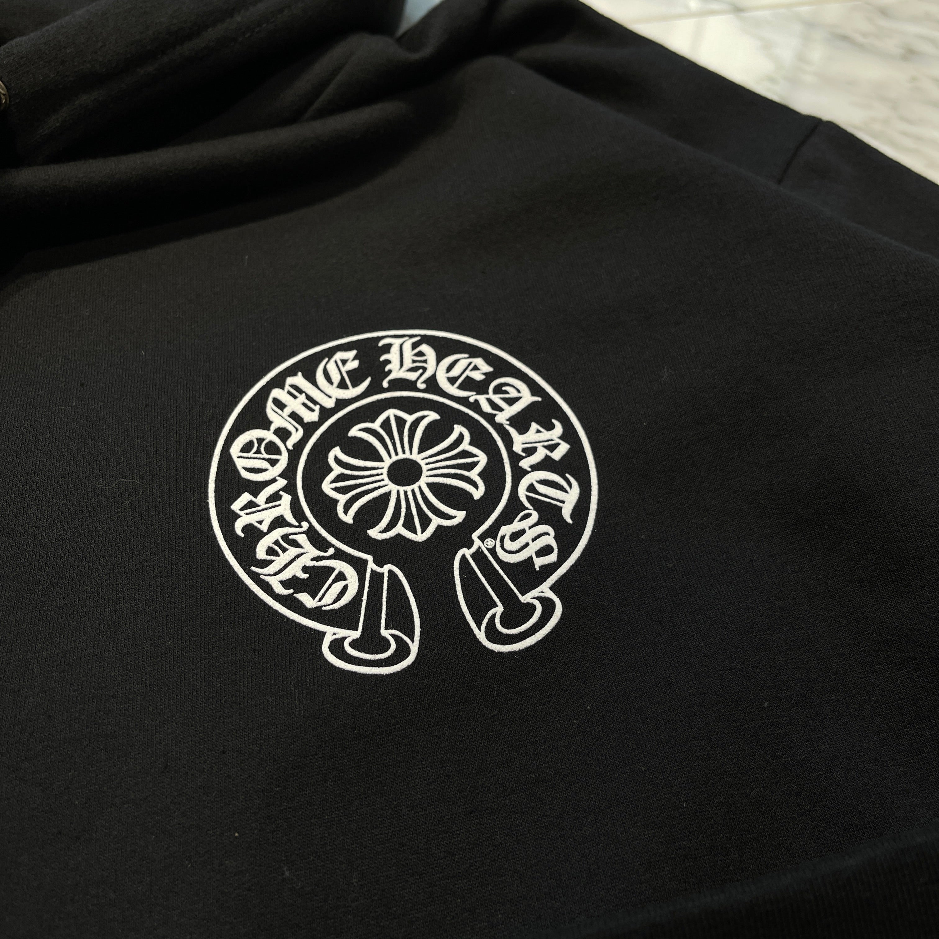 CHROME HEARTS OSAKA Limited Horseshoe Pullover Hoodie Size L