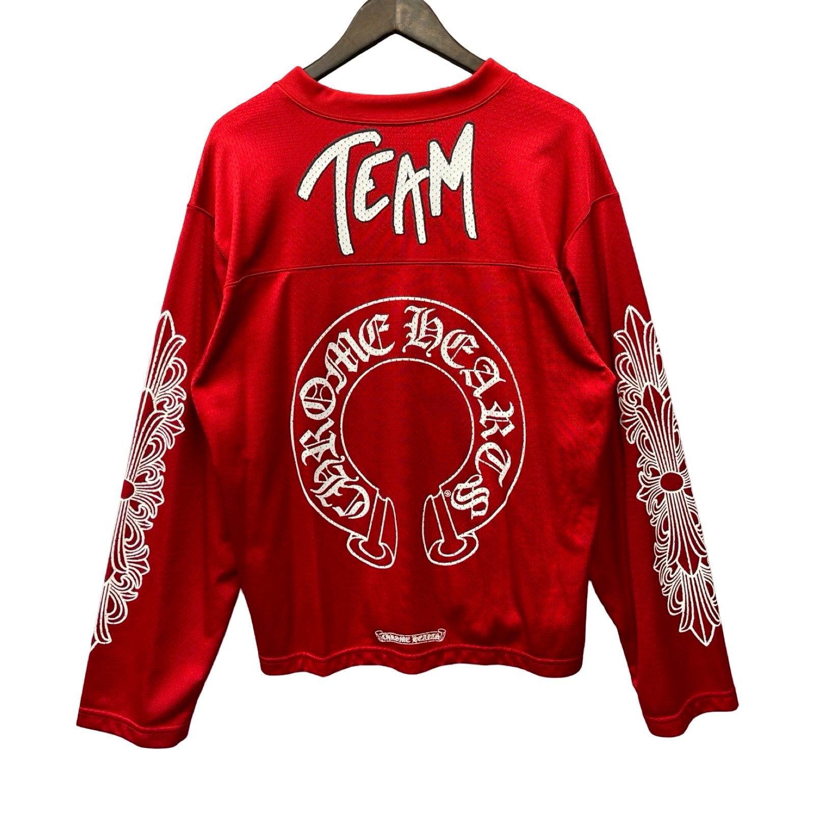 CHROME HEARTS Matty "TEAM" Mesh Warm Up Jersey Size S