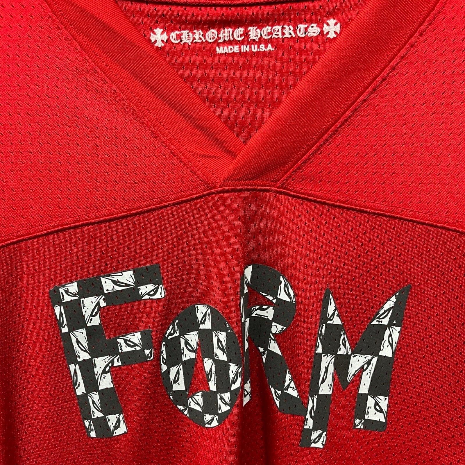 CHROME HEARTS Matty "TEAM" Mesh Warm Up Jersey Size S