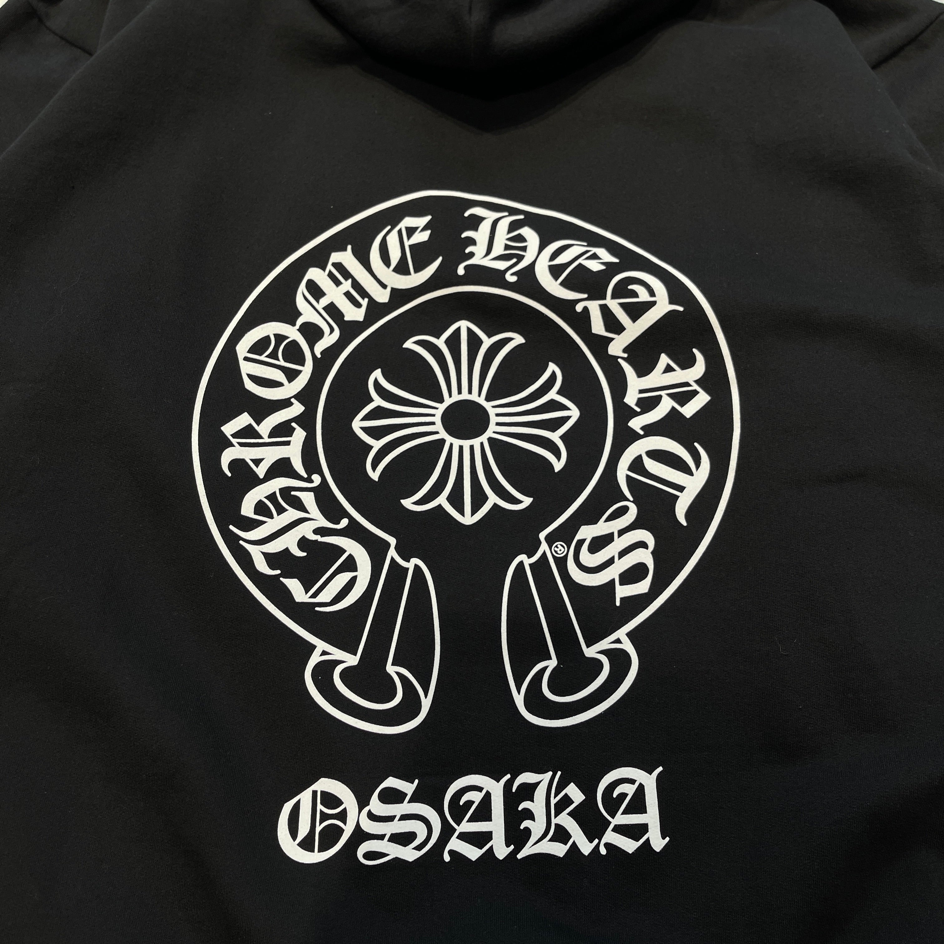 CHROME HEARTS OSAKA Limited Horseshoe Pullover Hoodie Size XXL