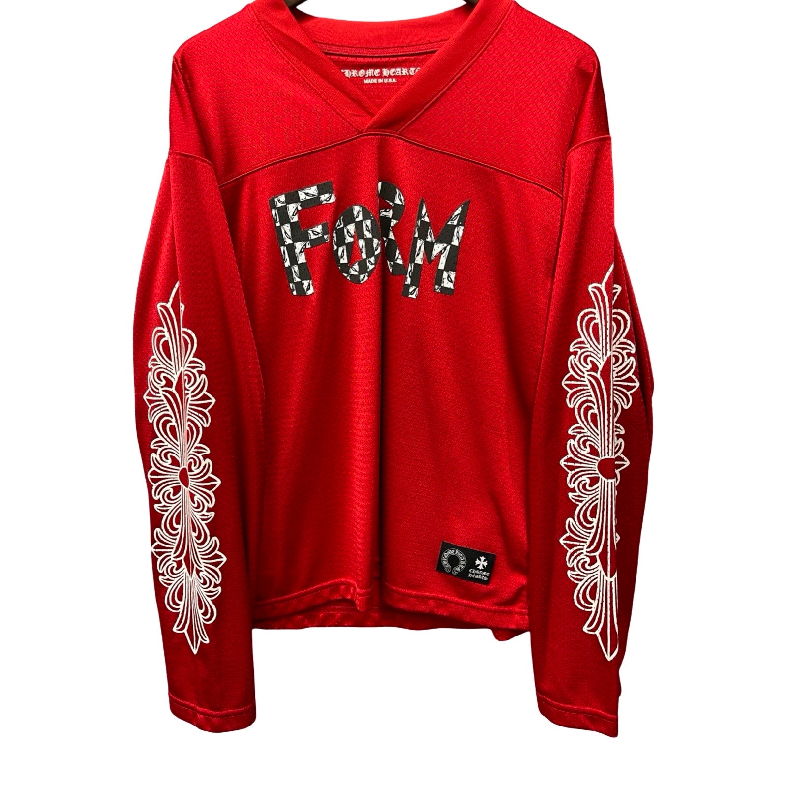 CHROME HEARTS Matty "TEAM" Mesh Warm Up Jersey Size S