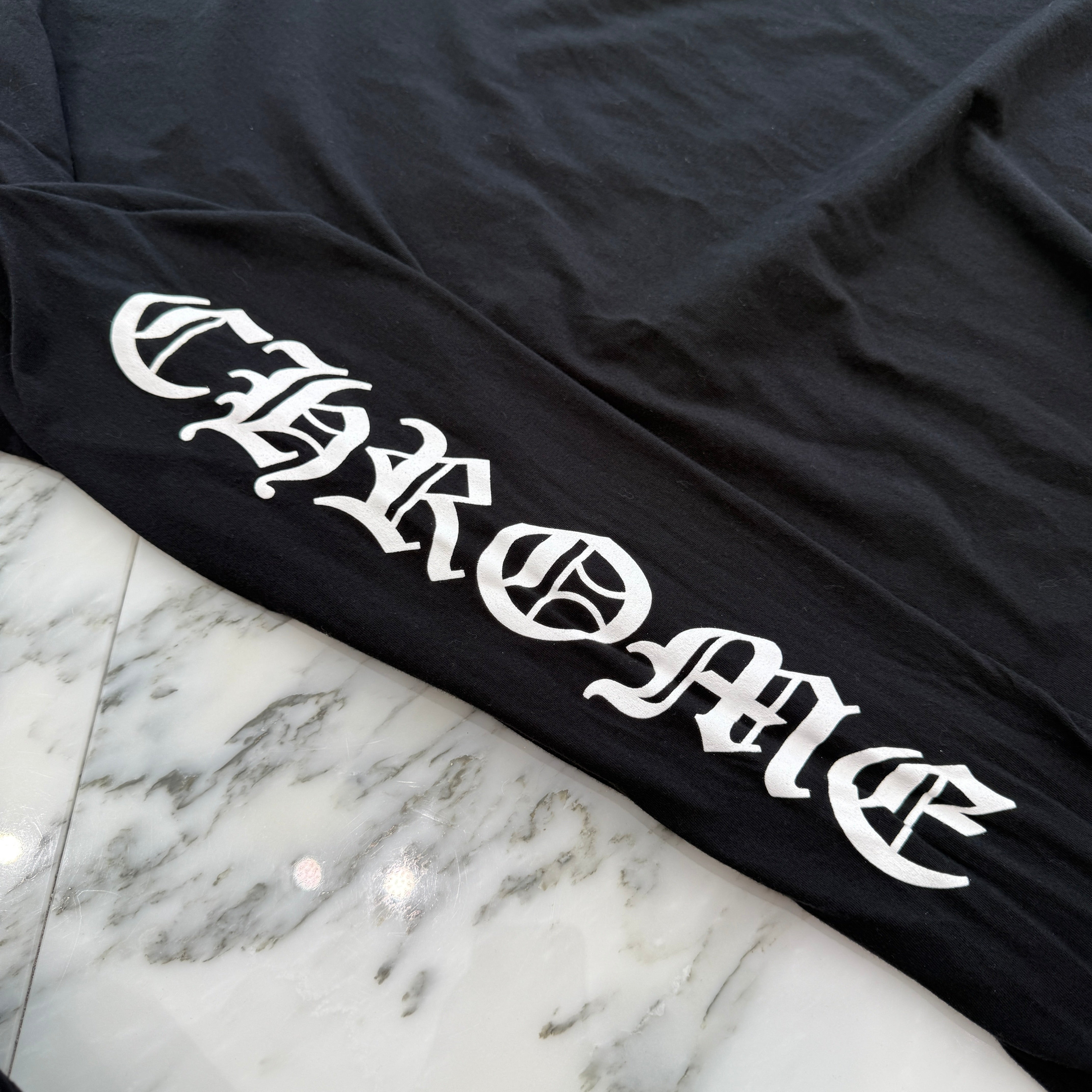 CHROME HEARTS Neck Logo Long Sleeve Tee Size XXL クロムハーツ ネックロゴ ロングスリーブTシャツ サイズXXL