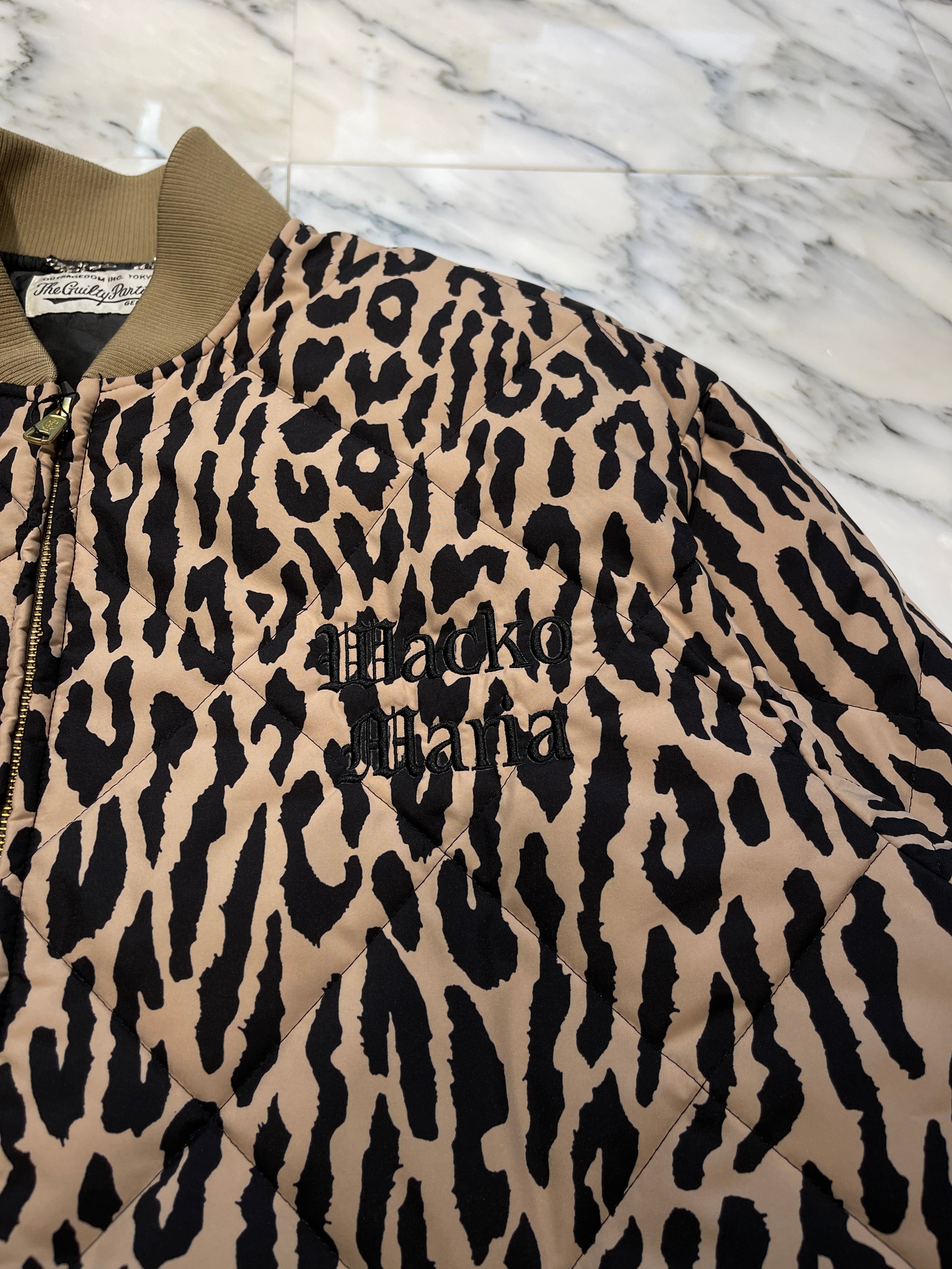 WACKO MARIA × Dickies 2023AW THE GUILTY PARTIES Leopard Quilted Jacket Size XL ワコマリア × ディッキーズ ザ・ギルティ・パーティーズ レオパルド キルティング ジャケット サイズXL