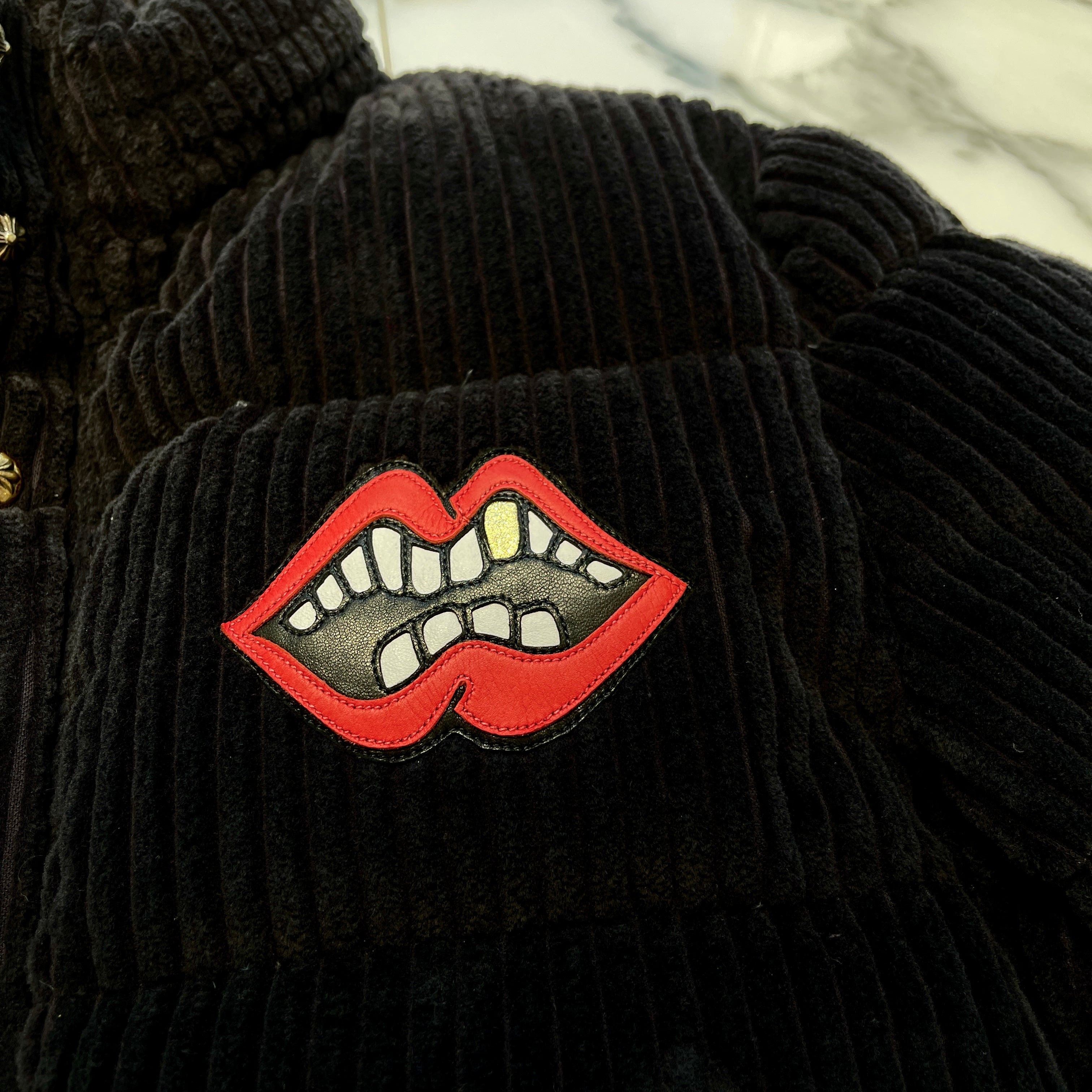 CHROME HEART × MATTY BOY Chomper Corduroy Puffer Jacket Size M クロムハーツ × マッティボーイ チョンパーコーデュロイ パファージャケット サイズM