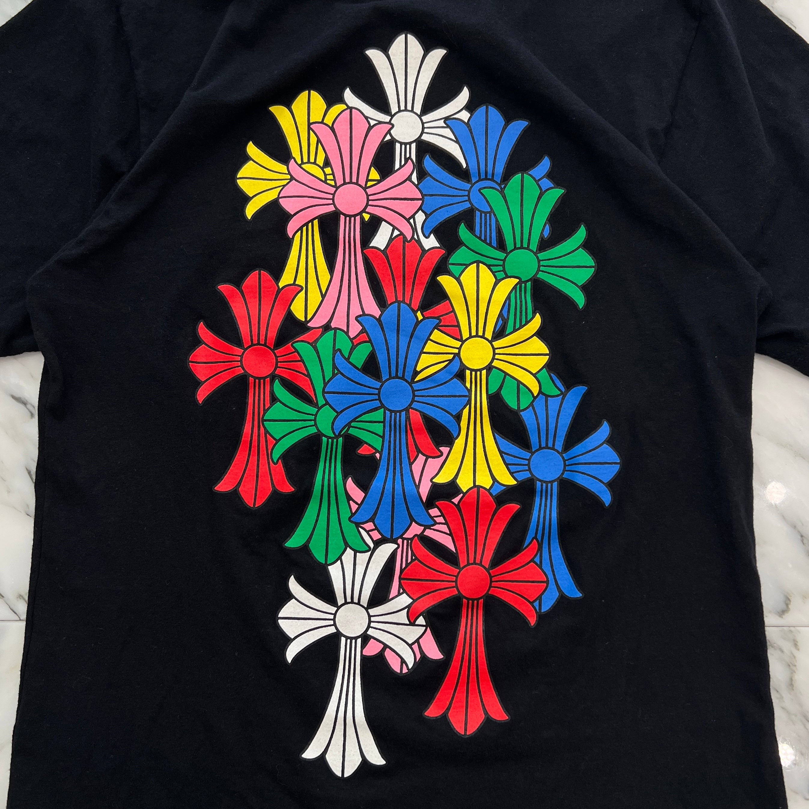 CHROME HEARTS 2021SS MLTCOL CEM CRS Tee Size S クロムハーツ マルチカラー セメタリークロス Tシャツ サイズS