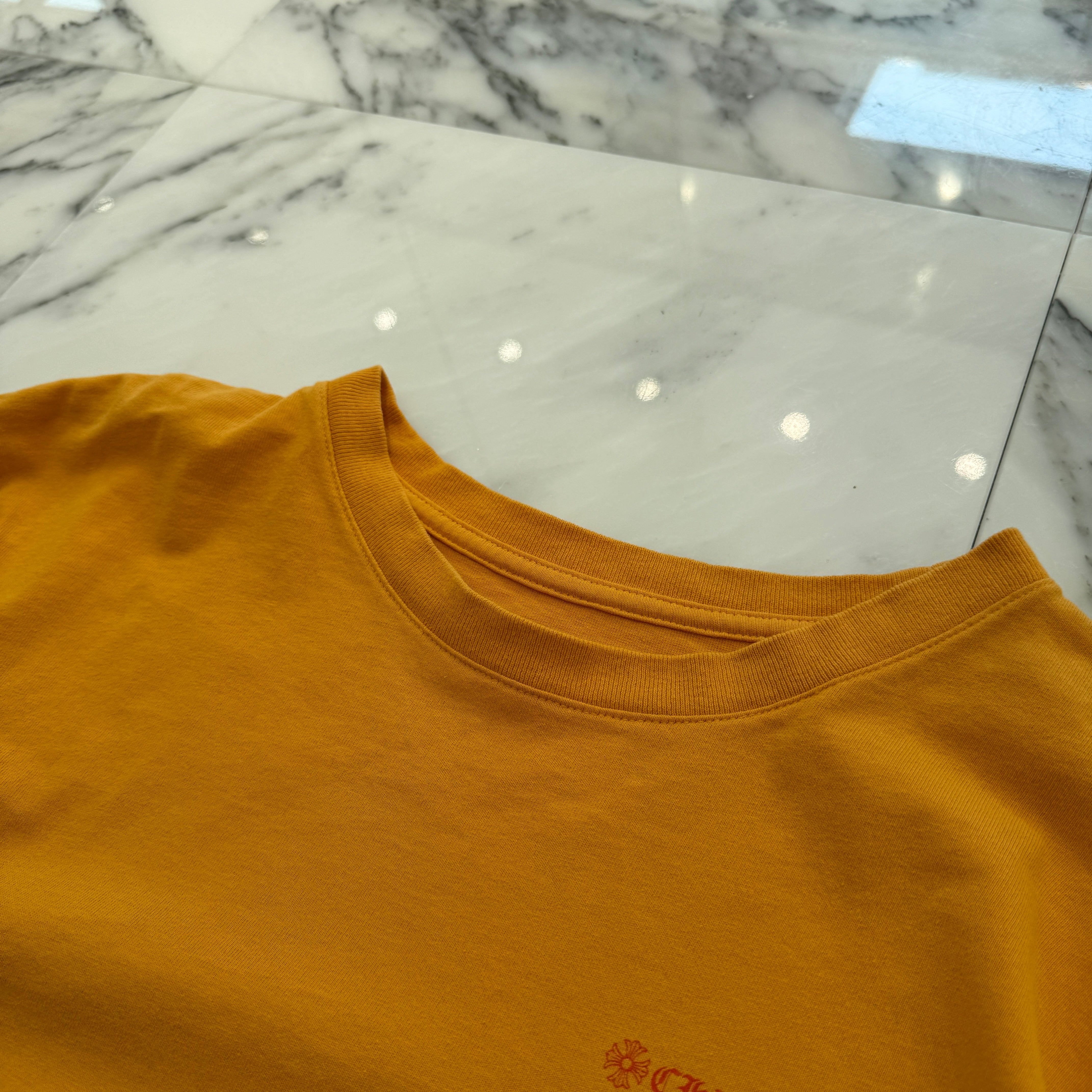 CHROME HEARTS × MATTY BOY 2019SS PPO Mustard Long Sleeve Tee Size M クロムハーツ × マッティボーイ マスタード ロングスリーブTシャツ サイズM