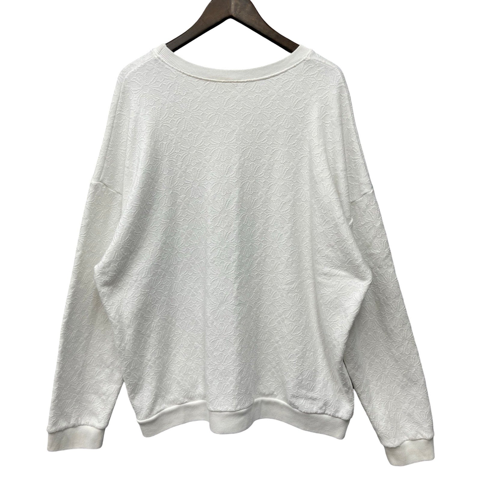 CHROME HEARTS Ynot CH Plus Jacquard Sweat Shirt Size L