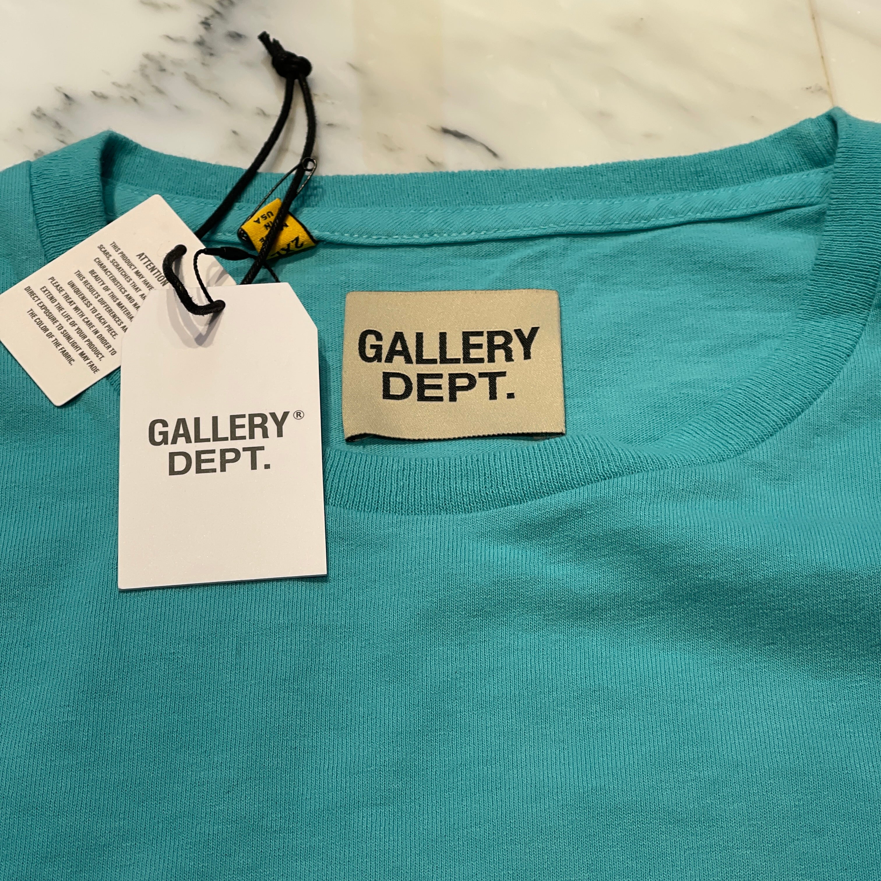 GALLERY DEPT. 2024SS Souvenir Long Sleeve Tee "TEAL" SS-1142 Size 2XL ギャラリーデプト スーヴェニア ロングスリーブTシャツ "ティール" サイズ2XL
