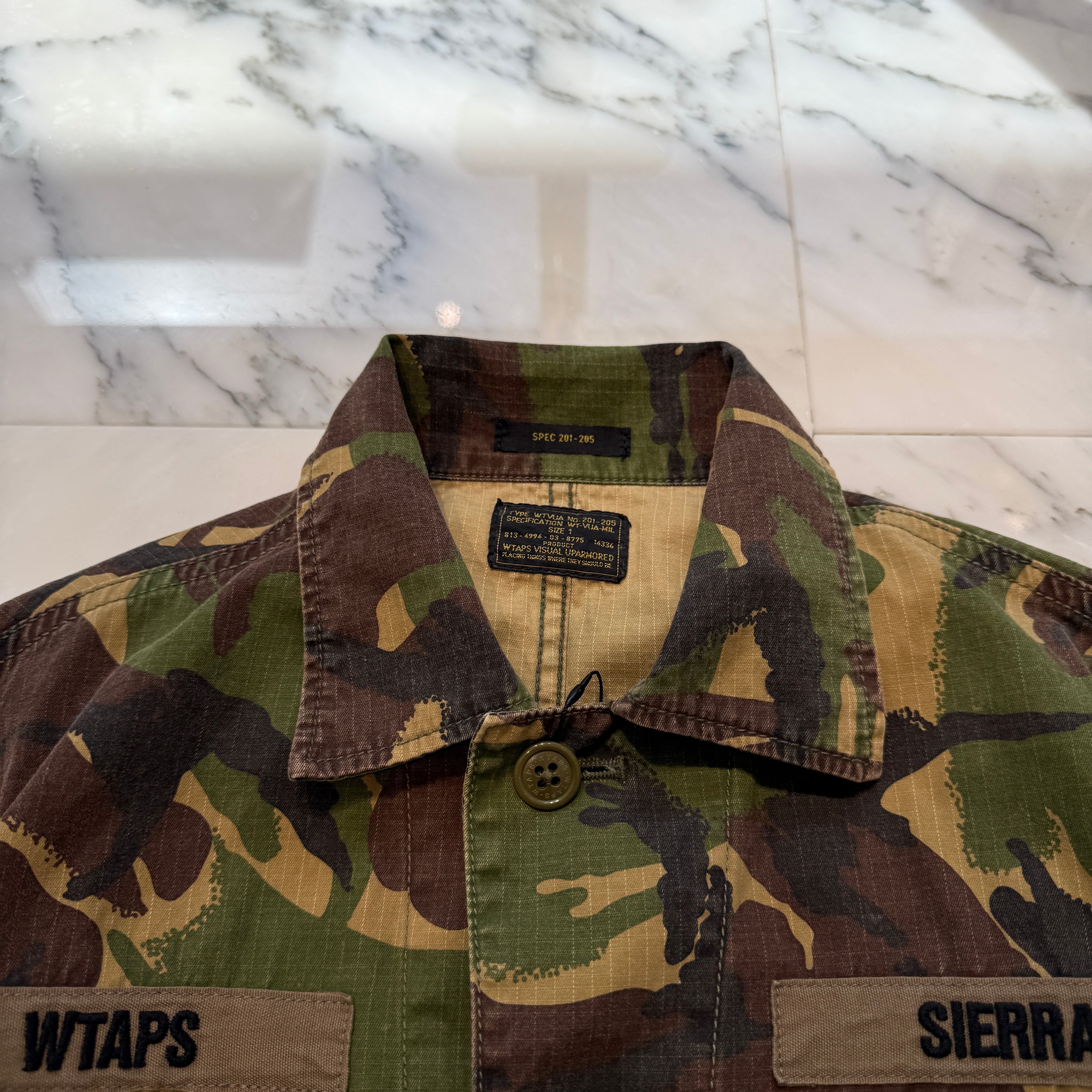 WTAPS 2014SS JUNGLE Shirt 141GWDT-SHM02 Size 1 ダブルタップス ジャングル シャツ サイズ1
