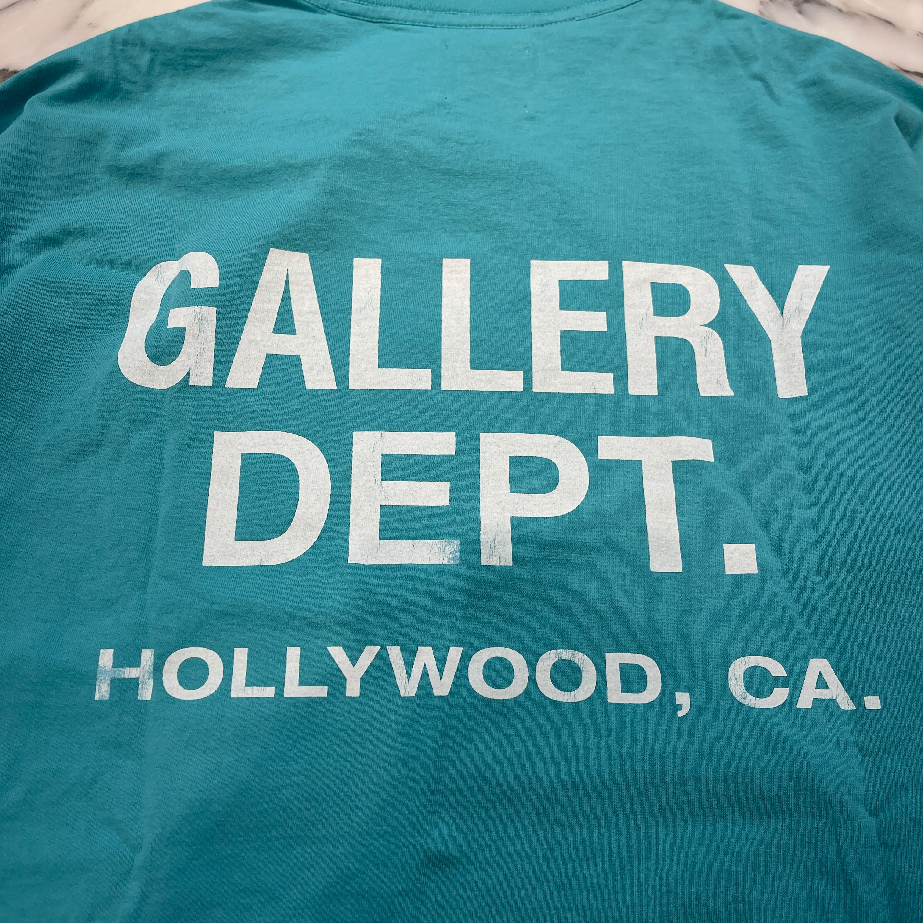 GALLERY DEPT. 2024SS Souvenir Long Sleeve Tee "TEAL" SS-1142 Size 2XL ギャラリーデプト スーヴェニア ロングスリーブTシャツ "ティール" サイズ2XL