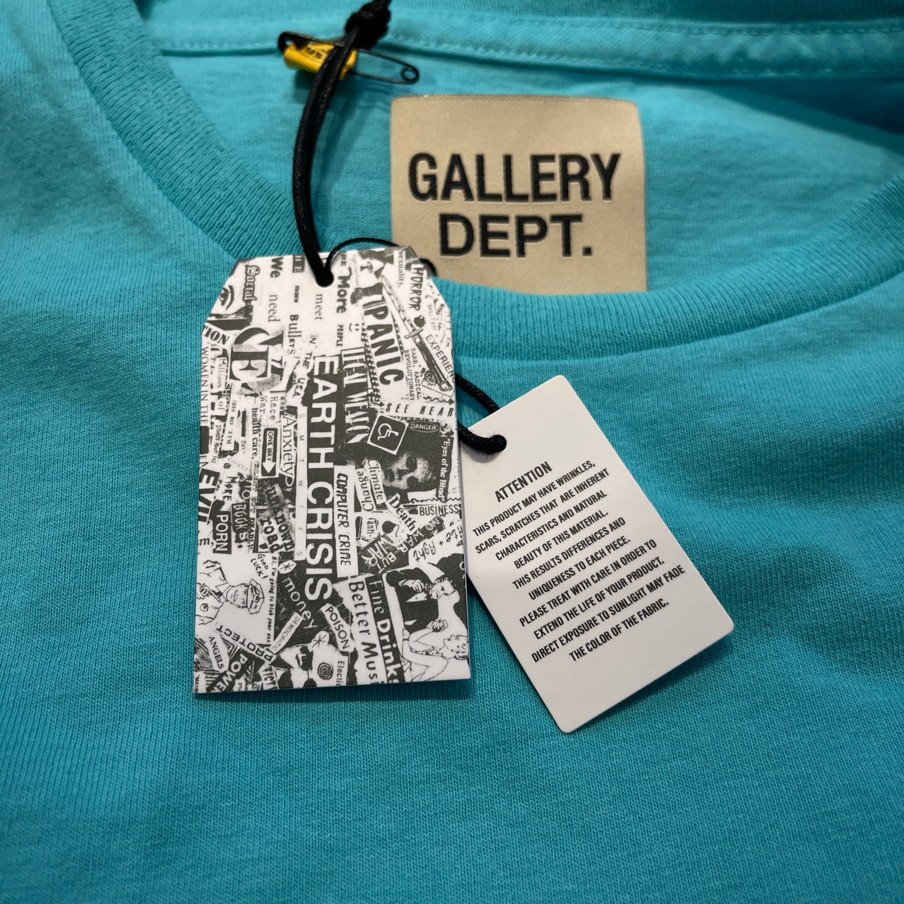 GALLERY DEPT. 2024SS Souvenir Long Sleeve Tee "TEAL" SS-1142 Size 2XL ギャラリーデプト スーヴェニア ロングスリーブTシャツ "ティール" サイズ2XL