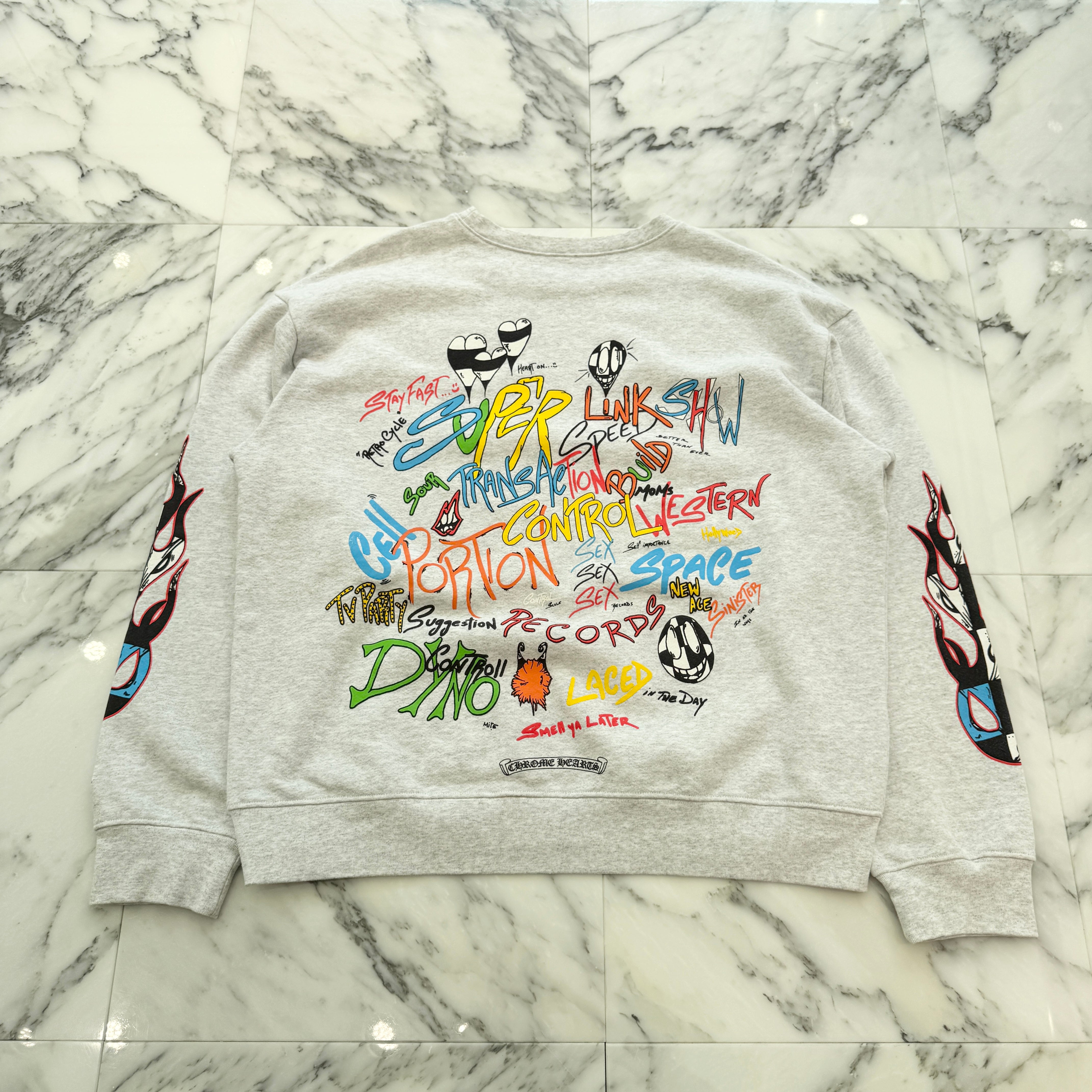 CHROME HEARTS × MATTY BOY 2021SS PPO STAY FAST Sweatshirt Size XL クロムハーツ × マッティボーイ PPO スティファスト スウェットシャツ サイズXL