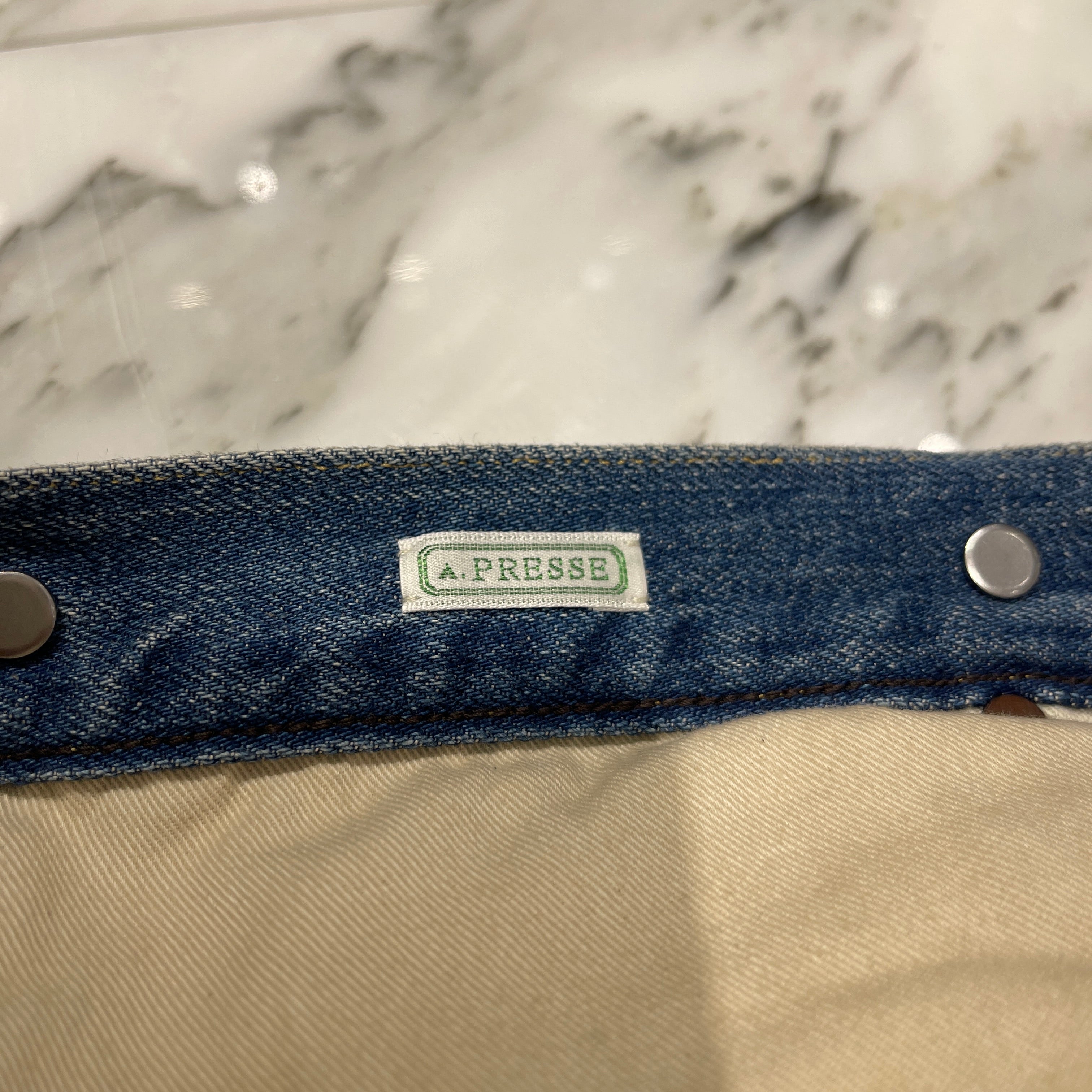 A.PRESSE No.2 Washed Denim Pants 23SAP-04-06H サイズ36 アプレッセ No.2 ウォッシュドデニムパンツ サイズ36