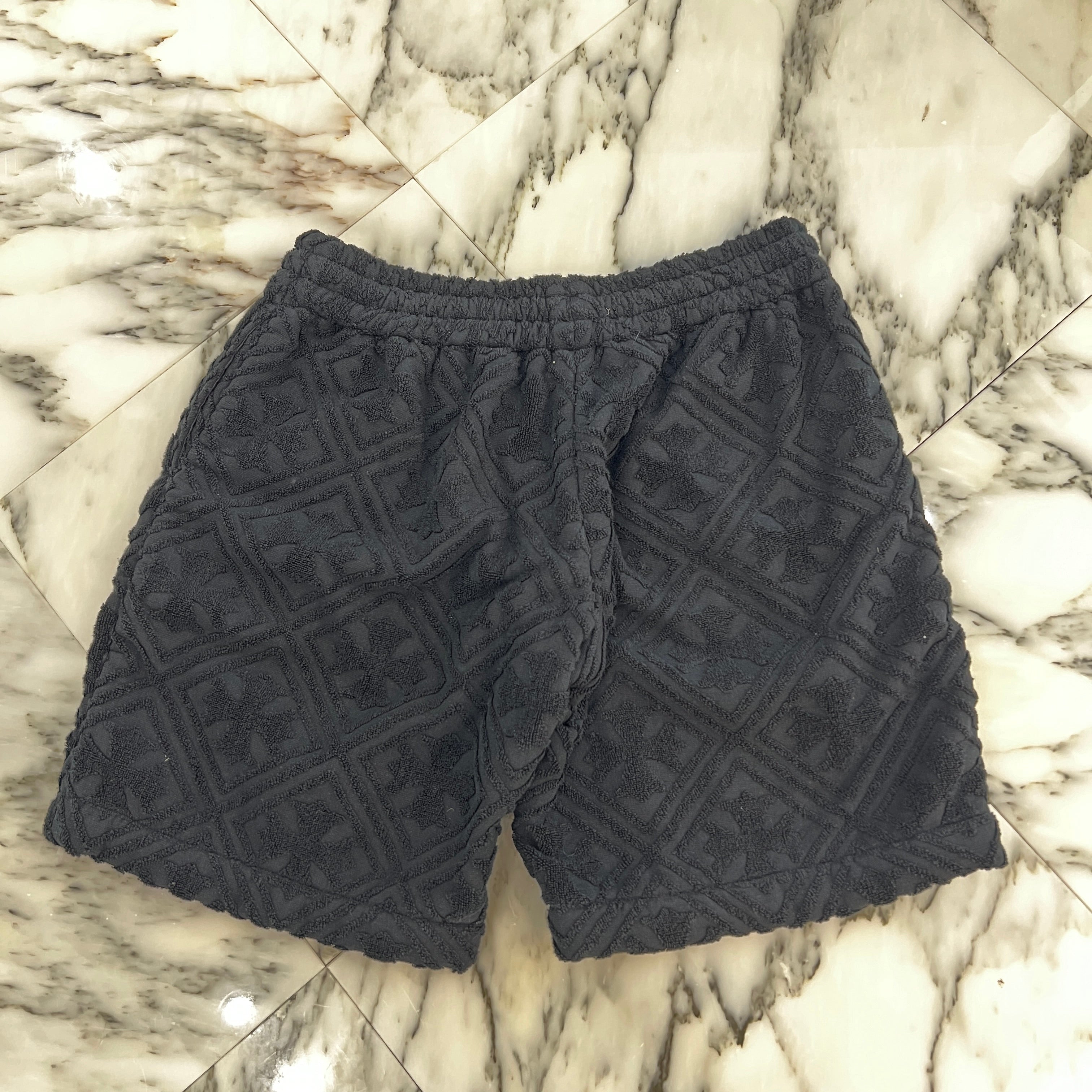 クロムハーツパイル地ハーフパンツ CHROME HEARTS Y NOT CH Plus Pattern Pile Terry Shirt / Shorts Set