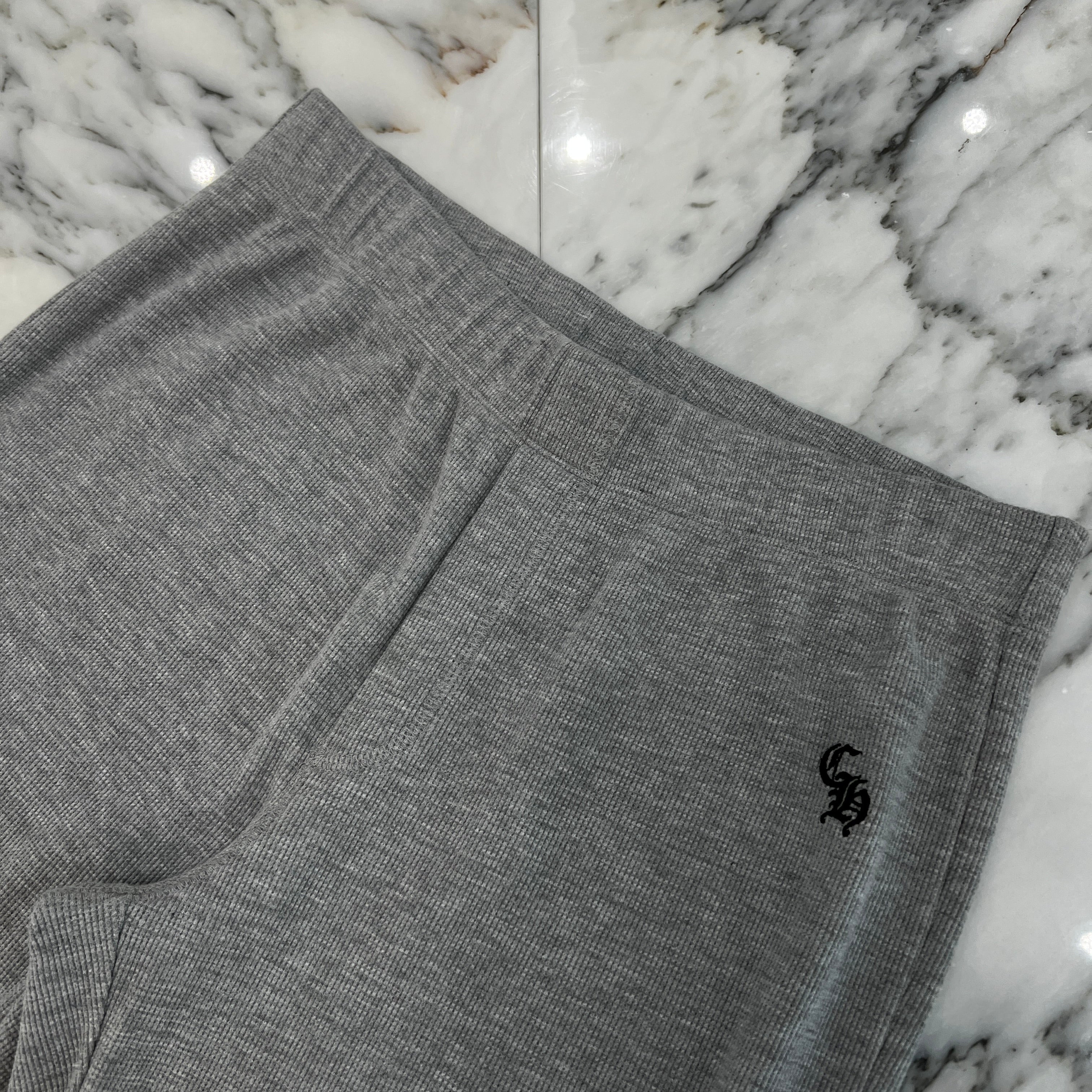 CHROME HEARTS Y NOT CH Logo Embroidery Thermal Long Pants Size L クロムハーツ ワイノット CHロゴ 刺繍 サーマル ロングパンツ サイズL