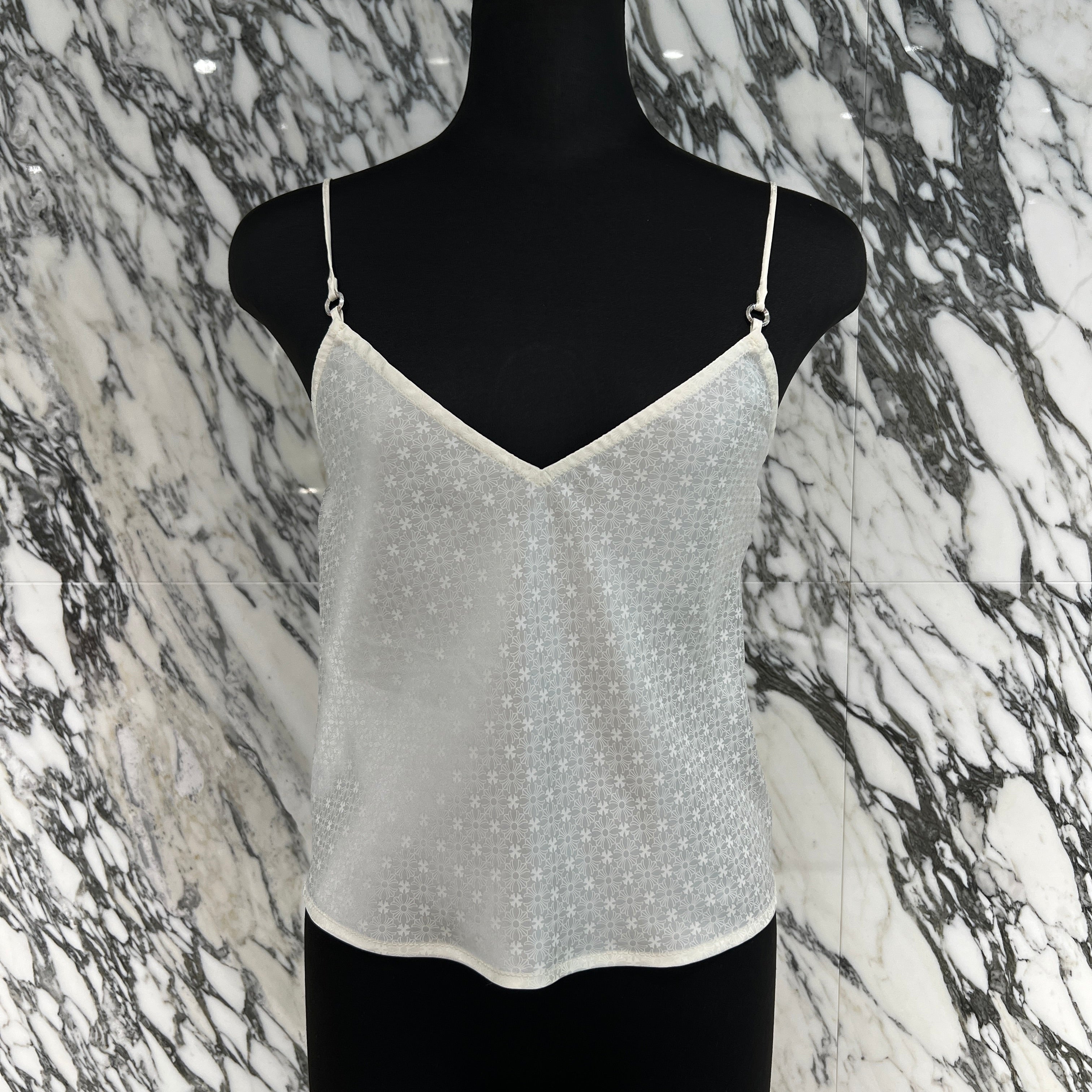 CHROME HEARTS CH Plus Pattern Camisole Size XS クロムハーツ CHプラス柄 キャミソール サイズS