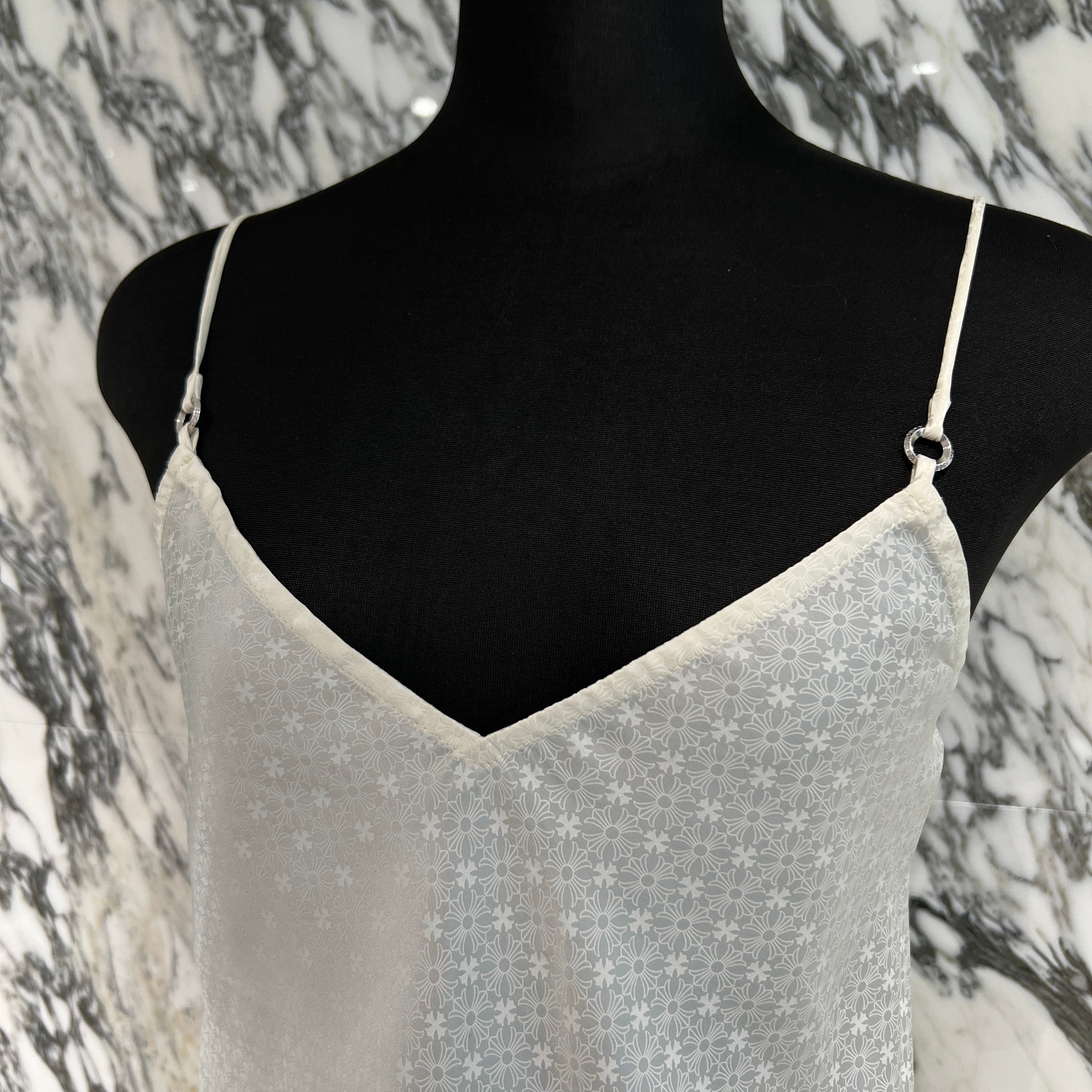 CHROME HEARTS CH Plus Pattern Camisole Size XS クロムハーツ CHプラス柄 キャミソール サイズS