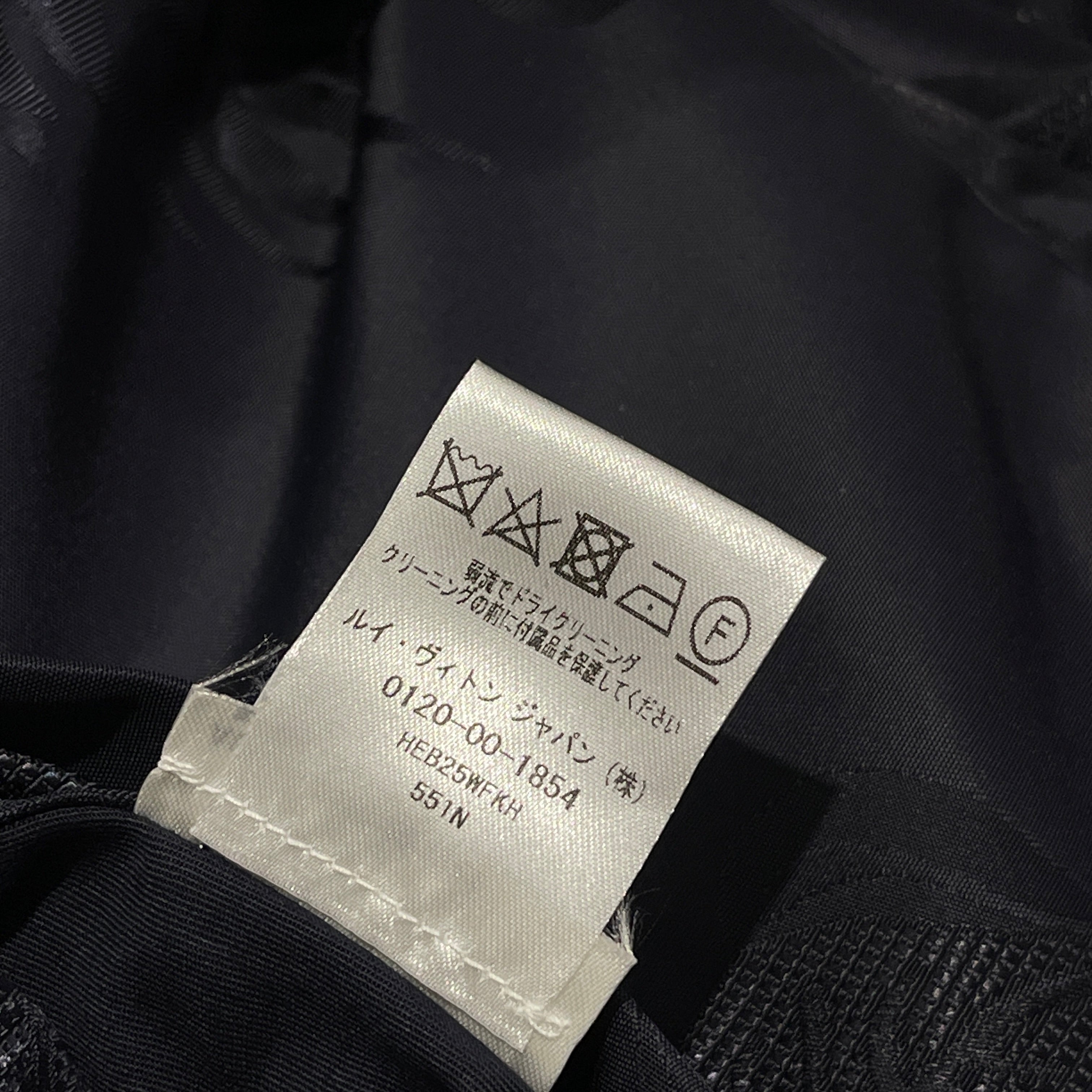 LOUIS VUITTON Leaf Pattern Nylon Zip Up Jacket HEB25WFKH Size 56 ルイヴィトン リーフパターンナイロンジップアップジャケット サイズ56