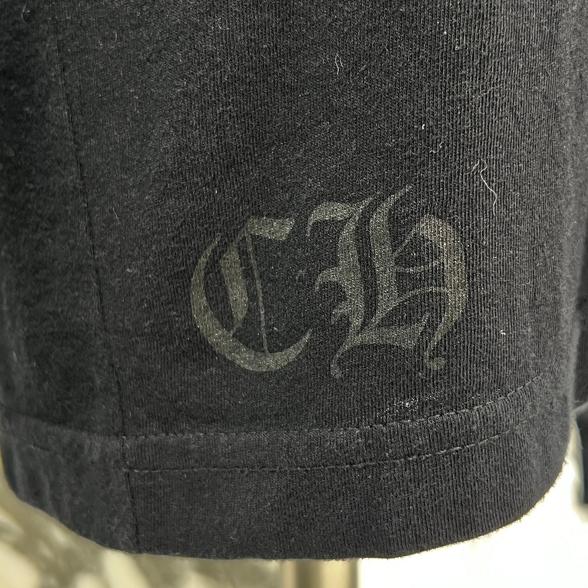 CHROME HEARTS Back Scroll BS FLARE Print Long Sleeve Tee Size M クロムハーツ バックスクロール BSフレア プリント ロングスリーブ Tシャツ サイズM