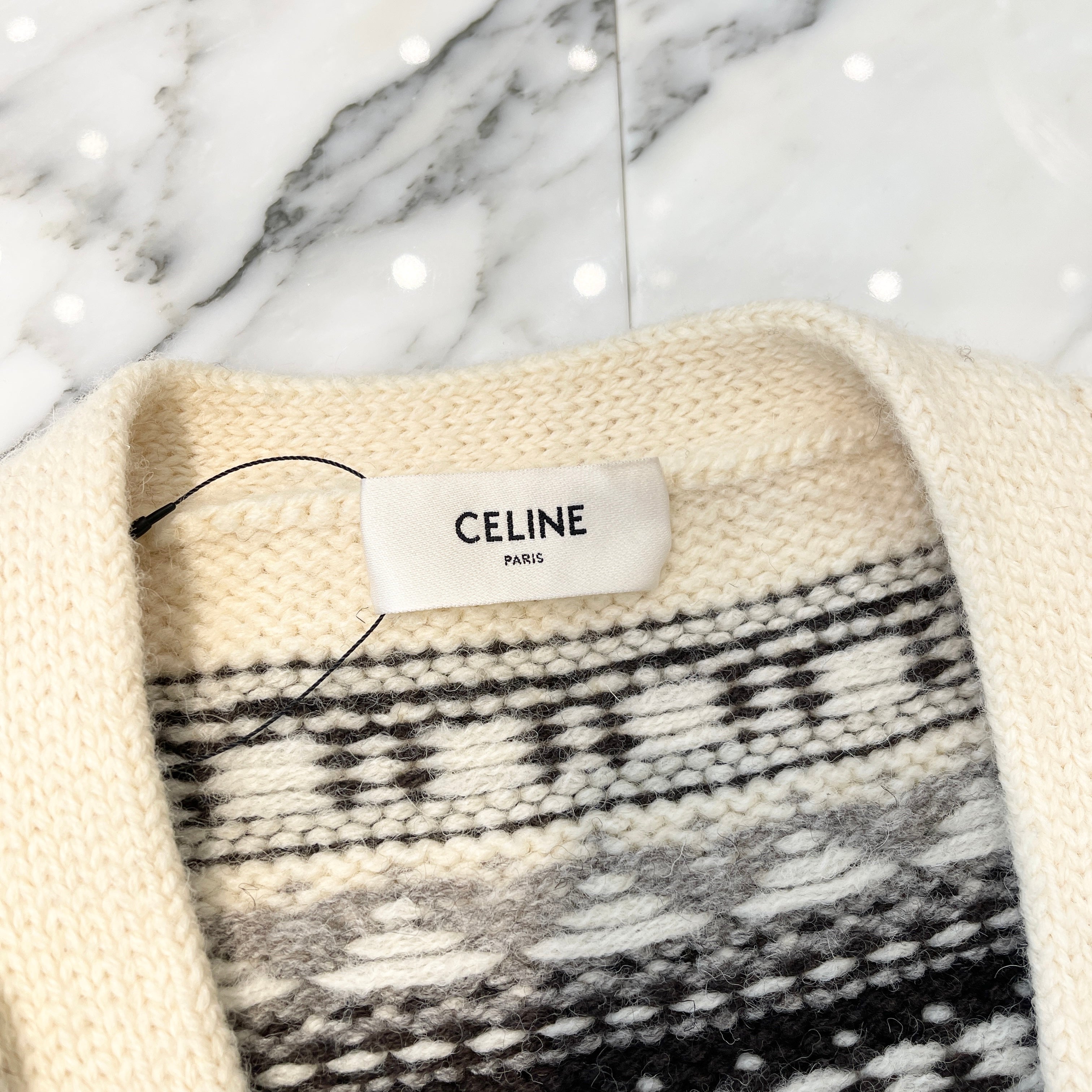 CELINE 2021AW Nordic Cardigan 2A90Q1070 Size S セリーヌ ノルディック カーガディガン サイズS