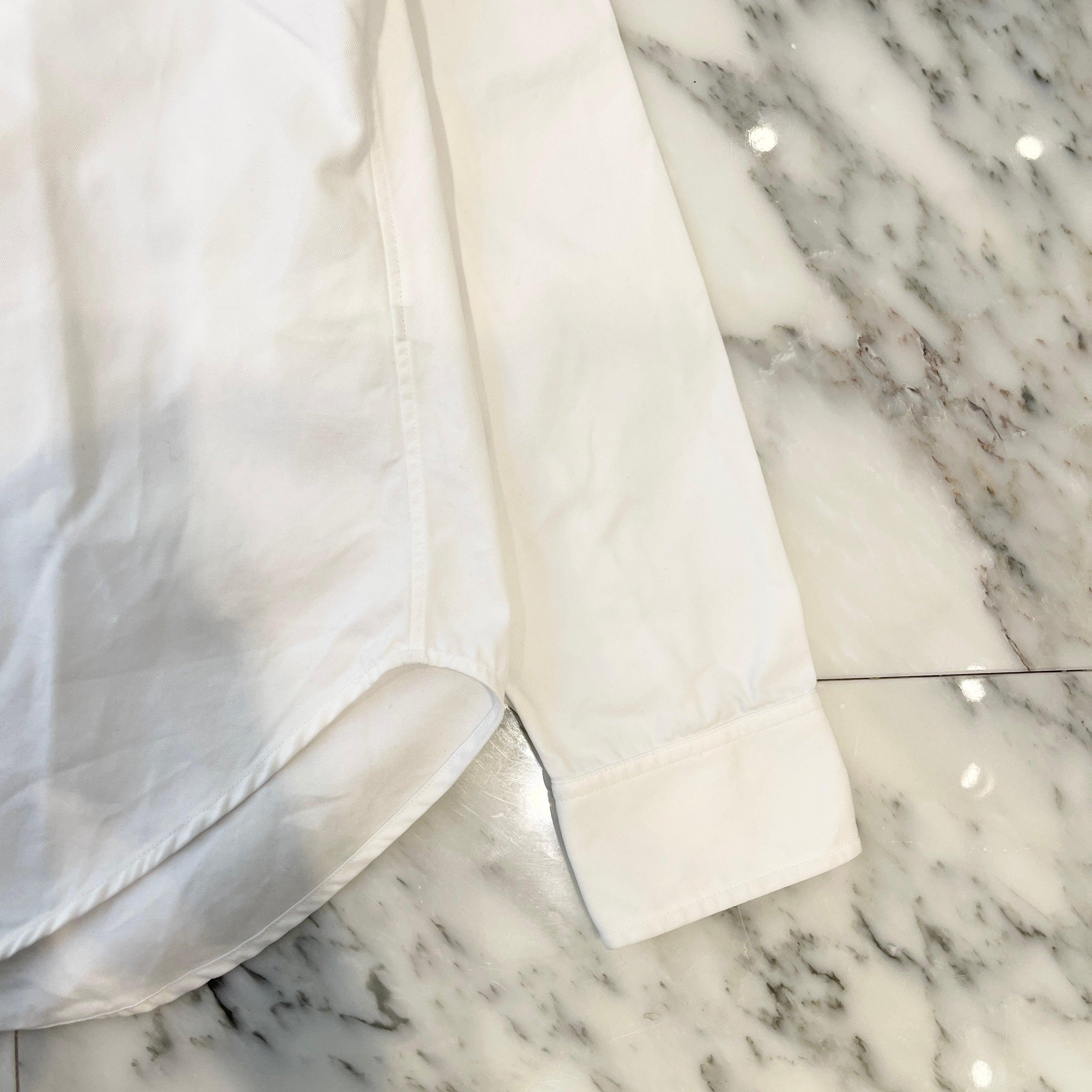 LOEWE 2024SS Embroidery Anagram Logo Shirt H526Y05X46 Size 37 ロエベ 刺繍 アナグラム ロゴ シャツ ワイシャツ サイズ37