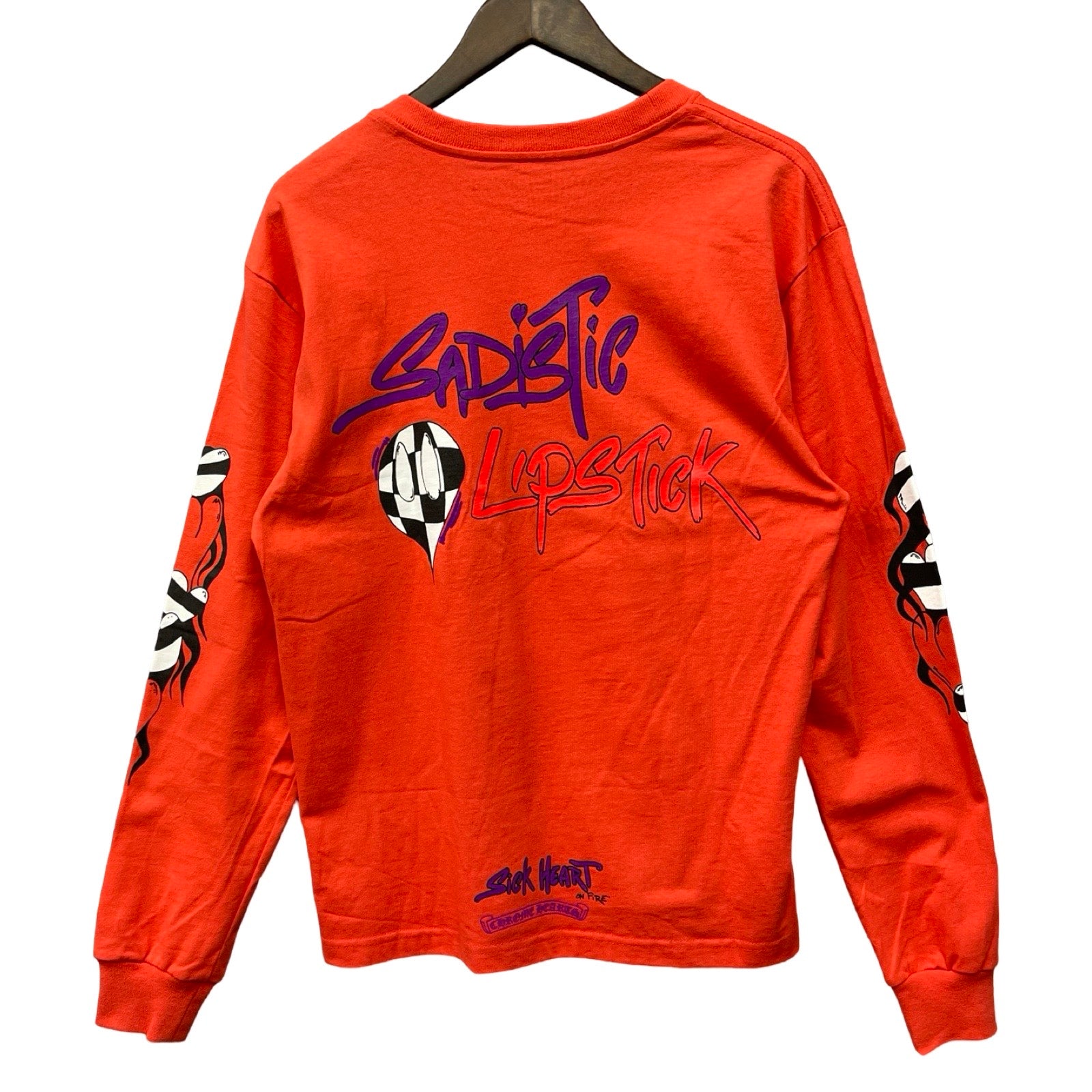 CHROME HEARTS×MATTY BOY 2023SS Sadistic Lipstick Long Sleeve Tee Size M