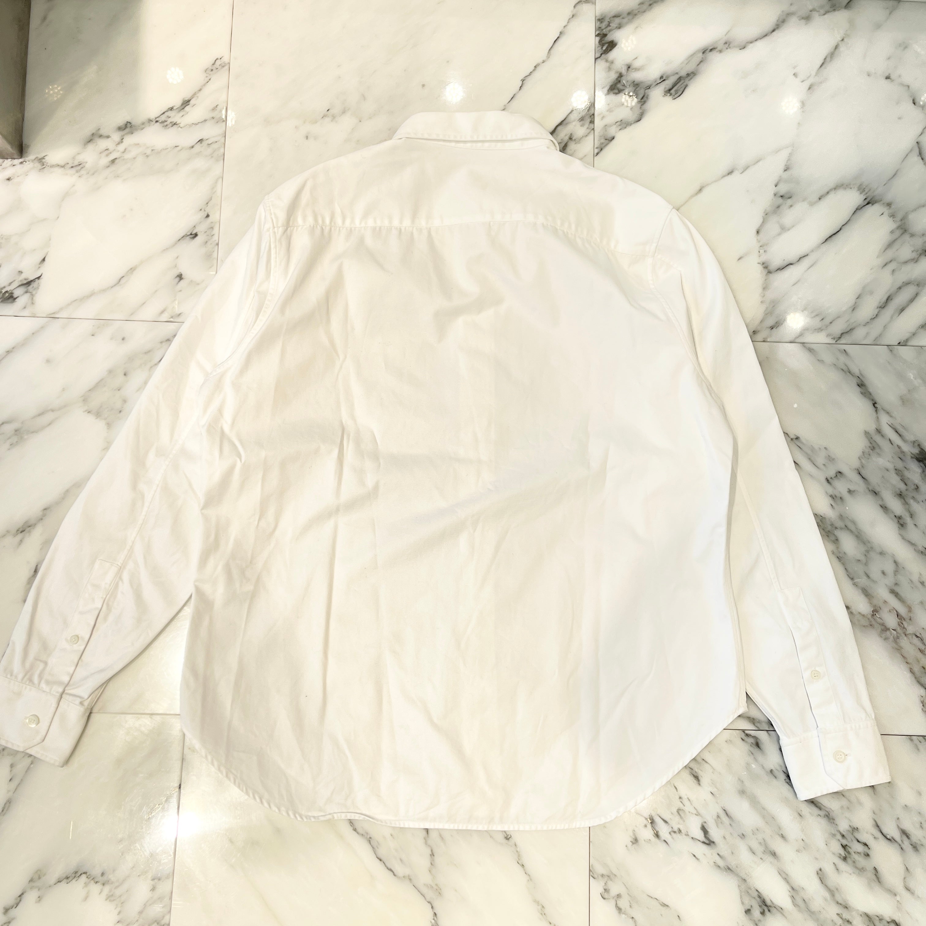 LOEWE 2024SS Embroidery Anagram Logo Shirt H526Y05X46 Size 37 ロエベ 刺繍 アナグラム ロゴ シャツ ワイシャツ サイズ37