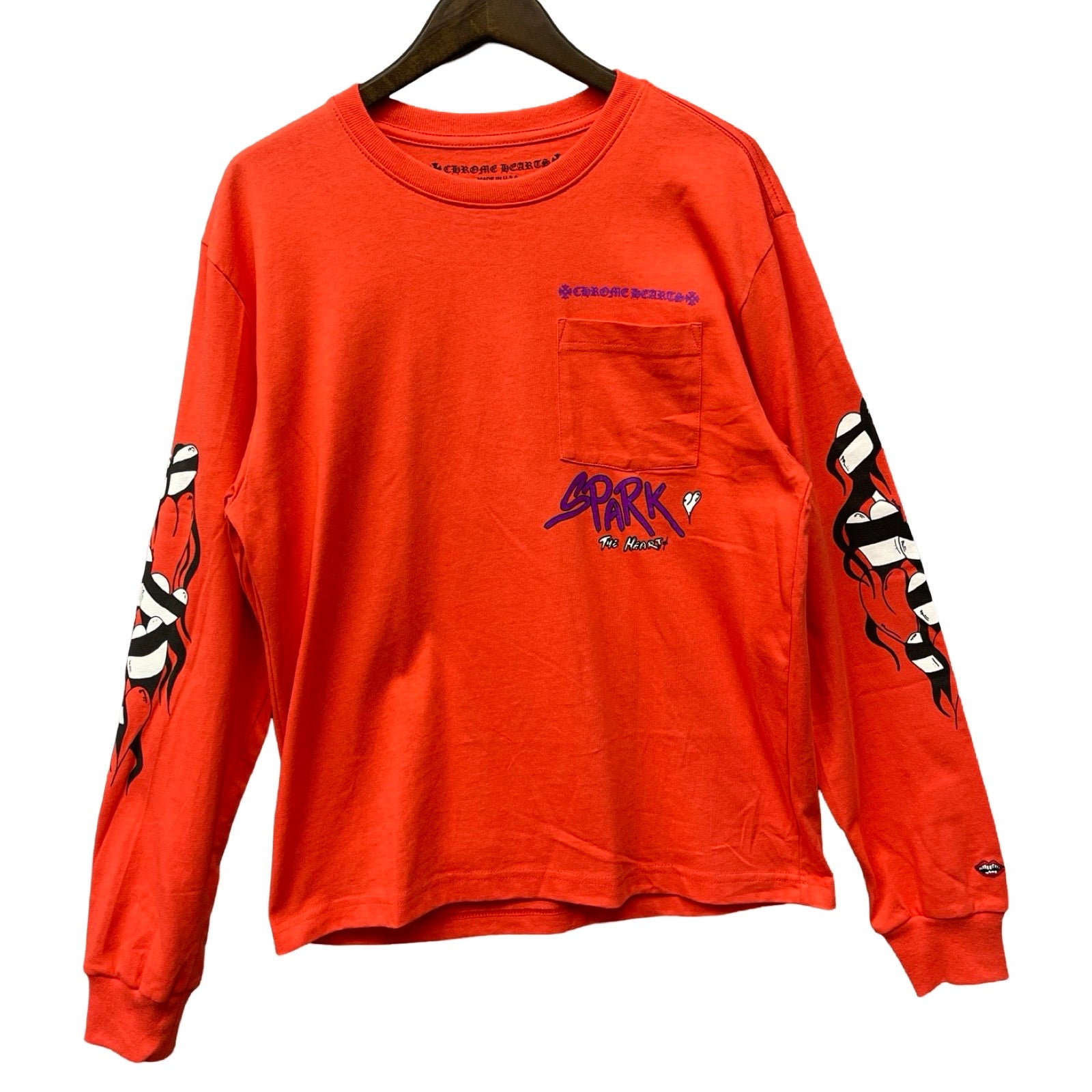 CHROME HEARTS×MATTY BOY 2023SS Sadistic Lipstick Long Sleeve Tee Size M