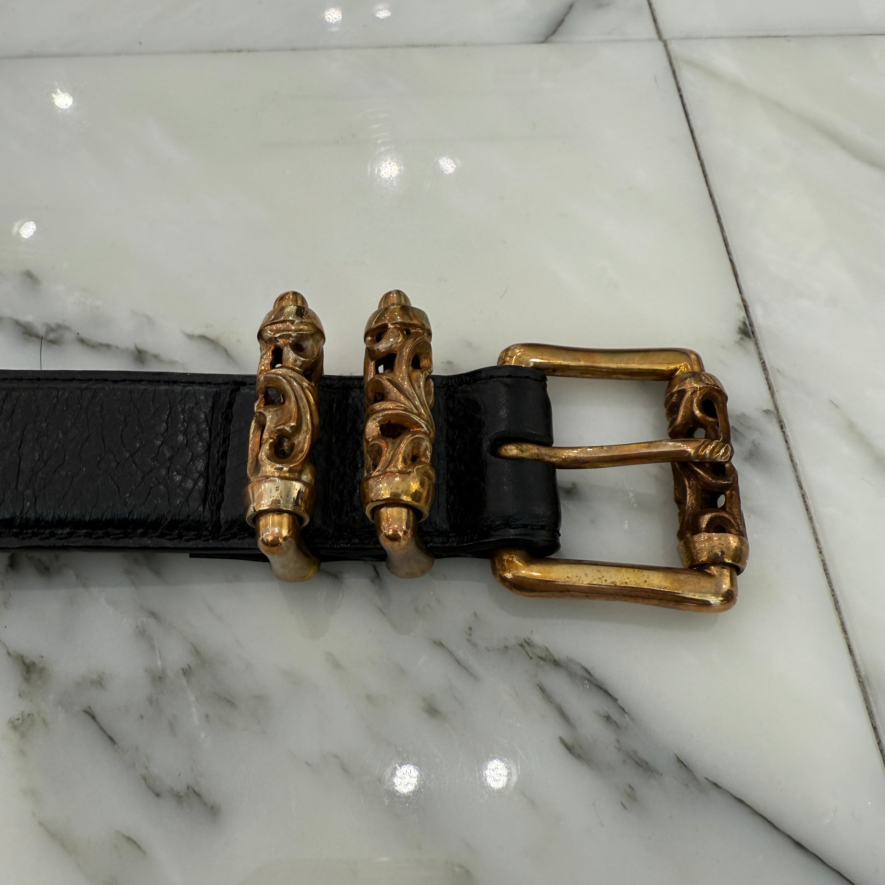 CHROME HEARTS BRONZE 3PC CELTIC ROLLER BELT 32Inch クロムハーツ ブロンズ 3ピース ケルティックローラーベルト 32インチ