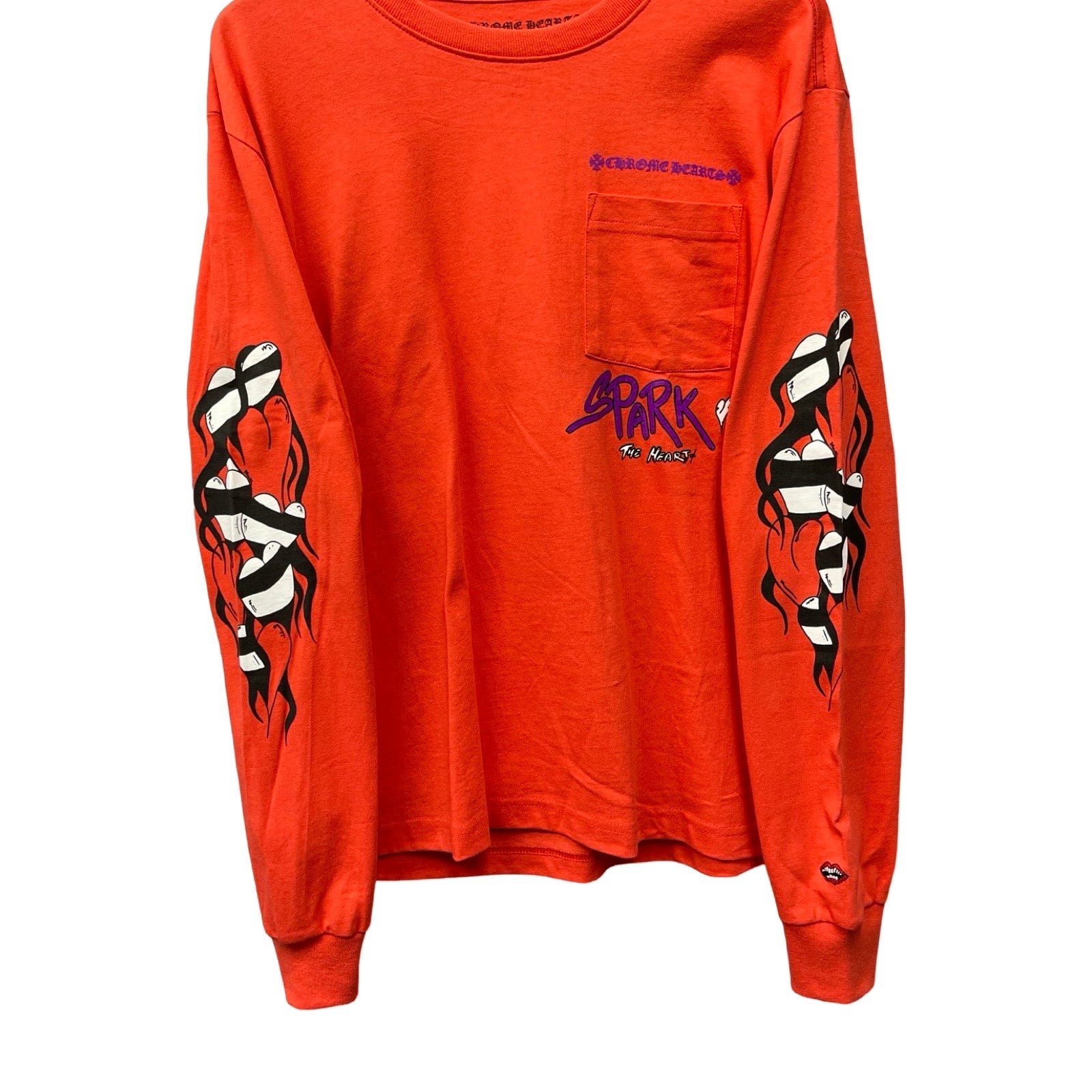 CHROME HEARTS×MATTY BOY 2023SS Sadistic Lipstick Long Sleeve Tee Size M