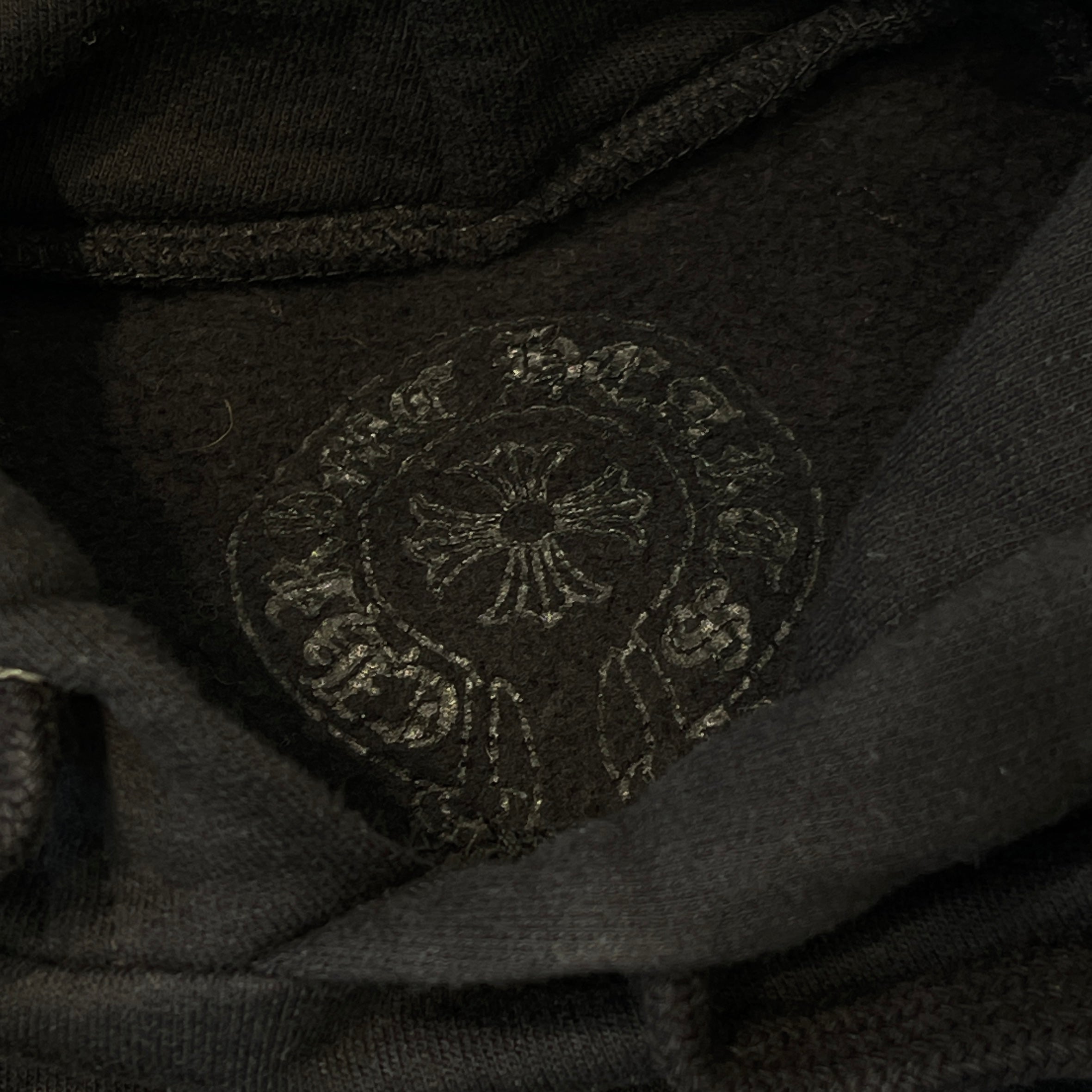 CHROME HEARTS 1988 Vertical Logo Glitter Pullover hoodie Size L クロムハーツ 1988 ヴァーティカルロゴ グリッタープルオーバーフーディー サイズL